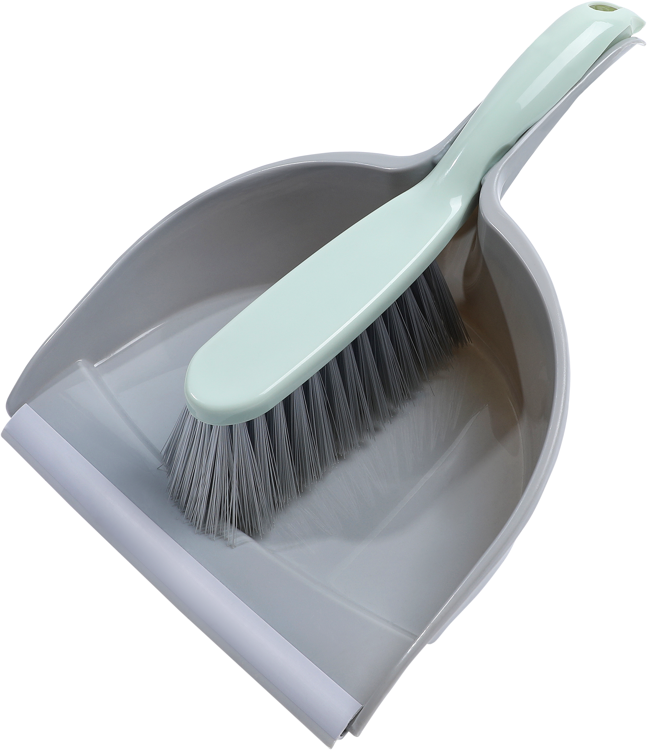 Изображение товара Набор для уборки HOMECLUB Mineral совок и щетка с рисунком HB0515