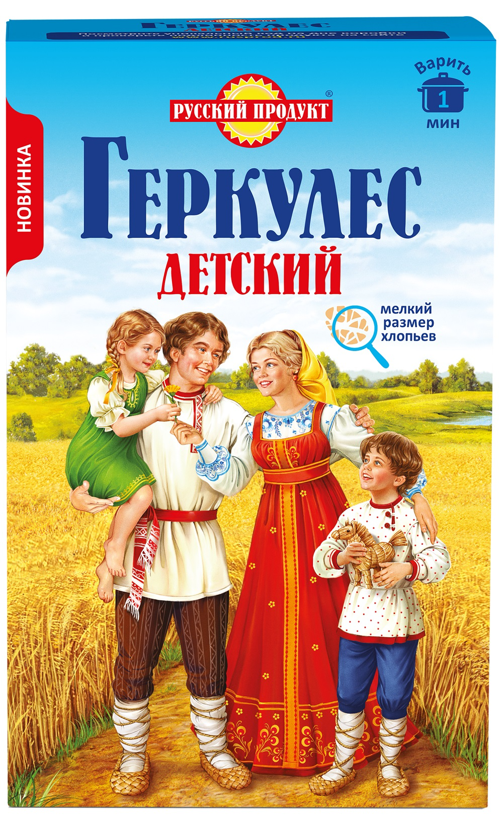 Изображение товара Хлопья овсяные РУССКИЙ ПРОДУКТ Геркулес Детский, 350г