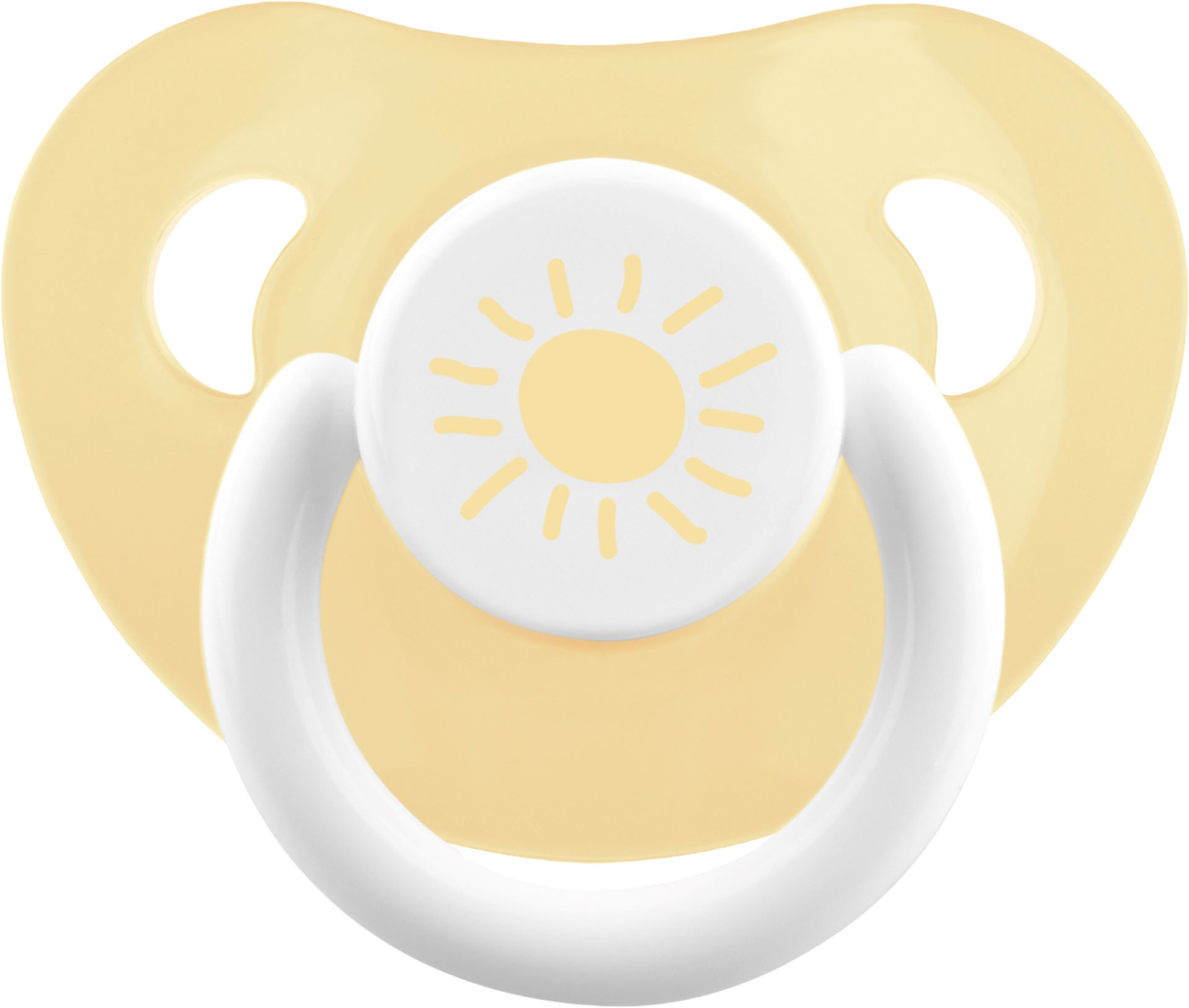 Изображение товара Соска-пустышка LUBBY Just со скошенным соском и колпачком для новорожденных