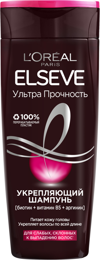 Изображение товара Шампунь для слабых, склонных к выпадению волос ELSEVE Ультрапрочность укрепляющий, 400мл