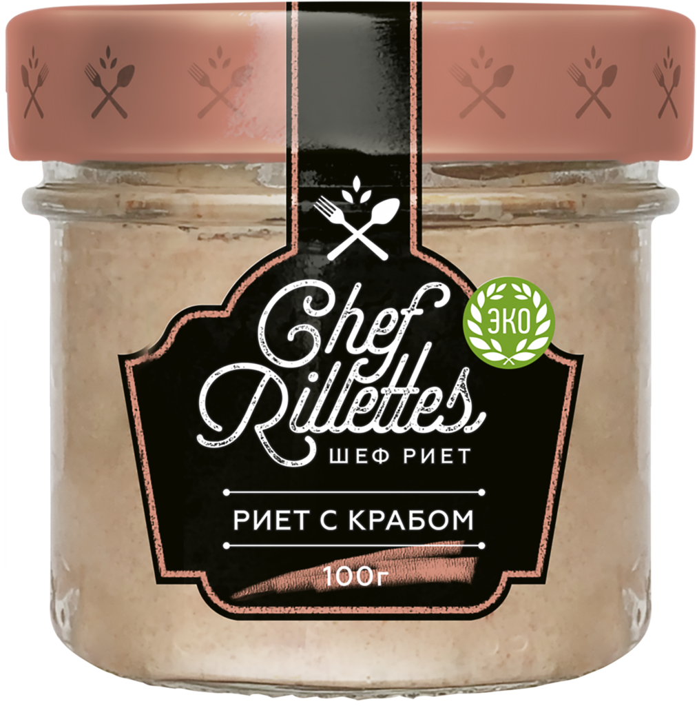 Изображение товара Риет ПУТИНА Chef Rillettes с крабом, 100г