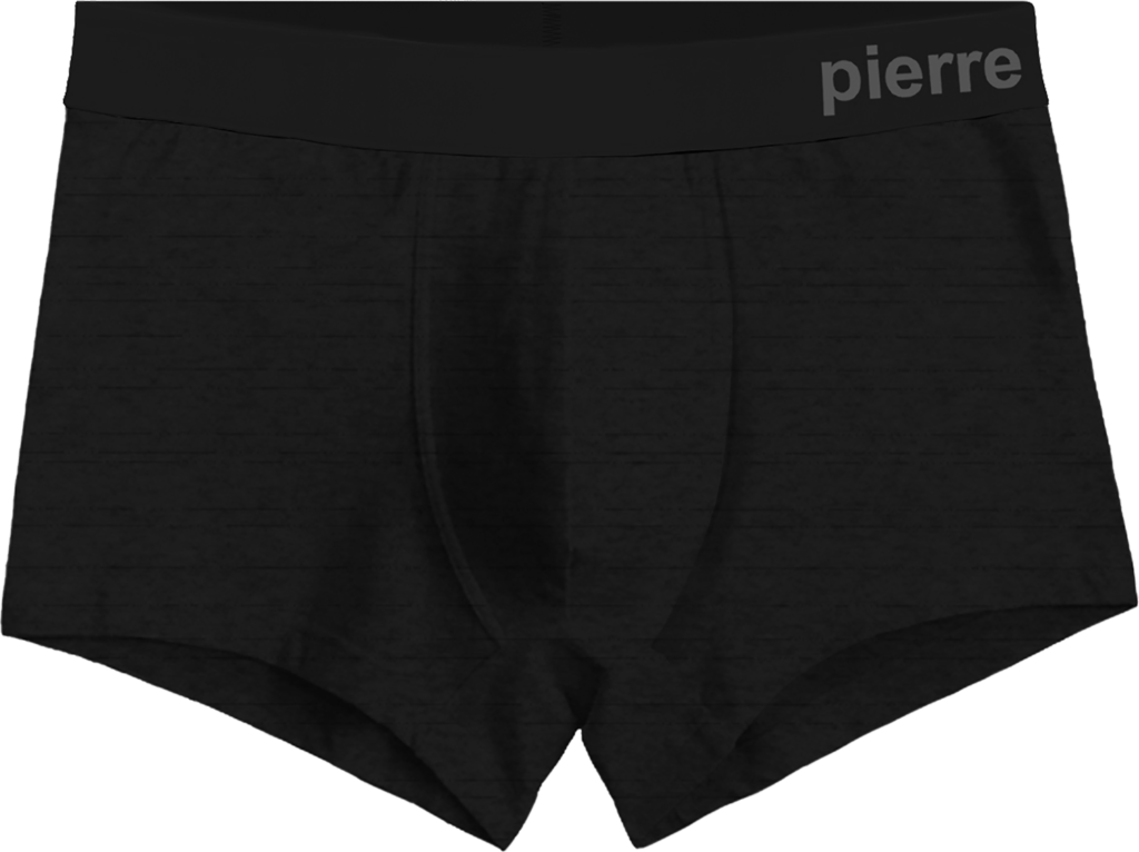 Изображение товара Мужские трусы боксеры PIERRE CARDIN серый меланж натуральный хлопок эластан