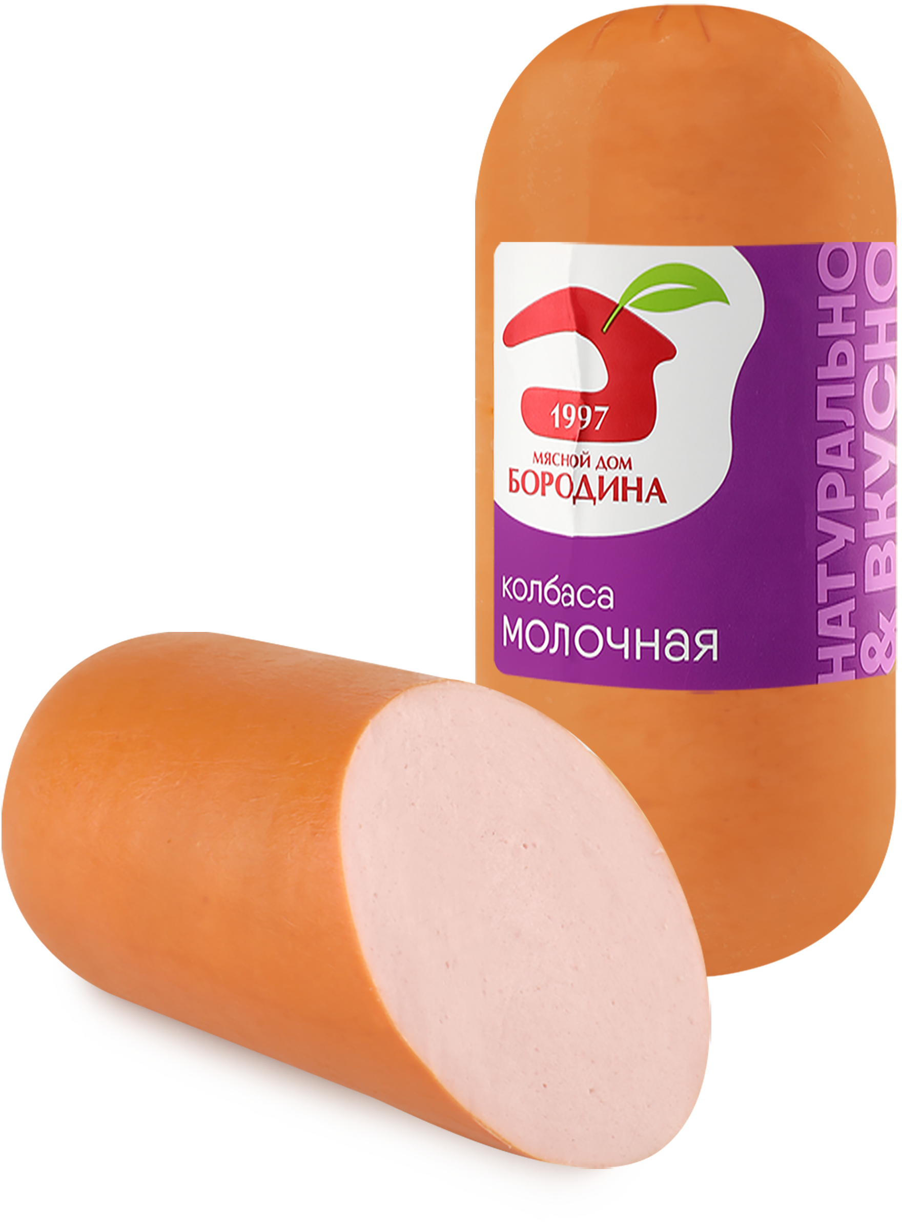 Изображение товара Колбаса вареная МД БОРОДИНА Молочная 500г натуральная качественная