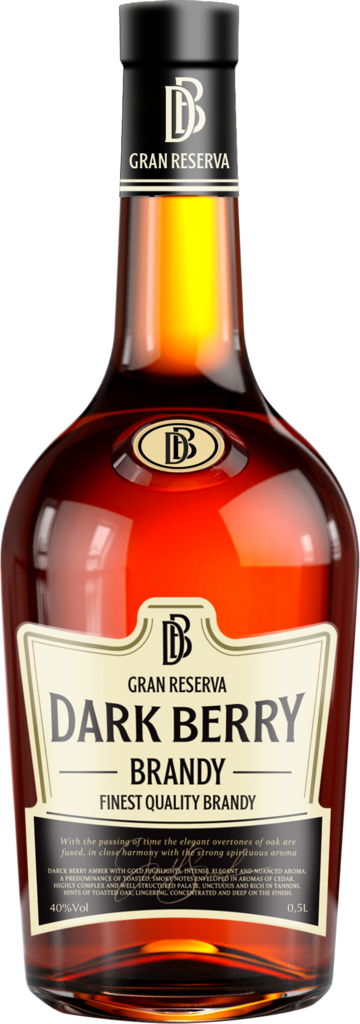 Изображение товара Бренди DARKBERRY 40%, 0.5л