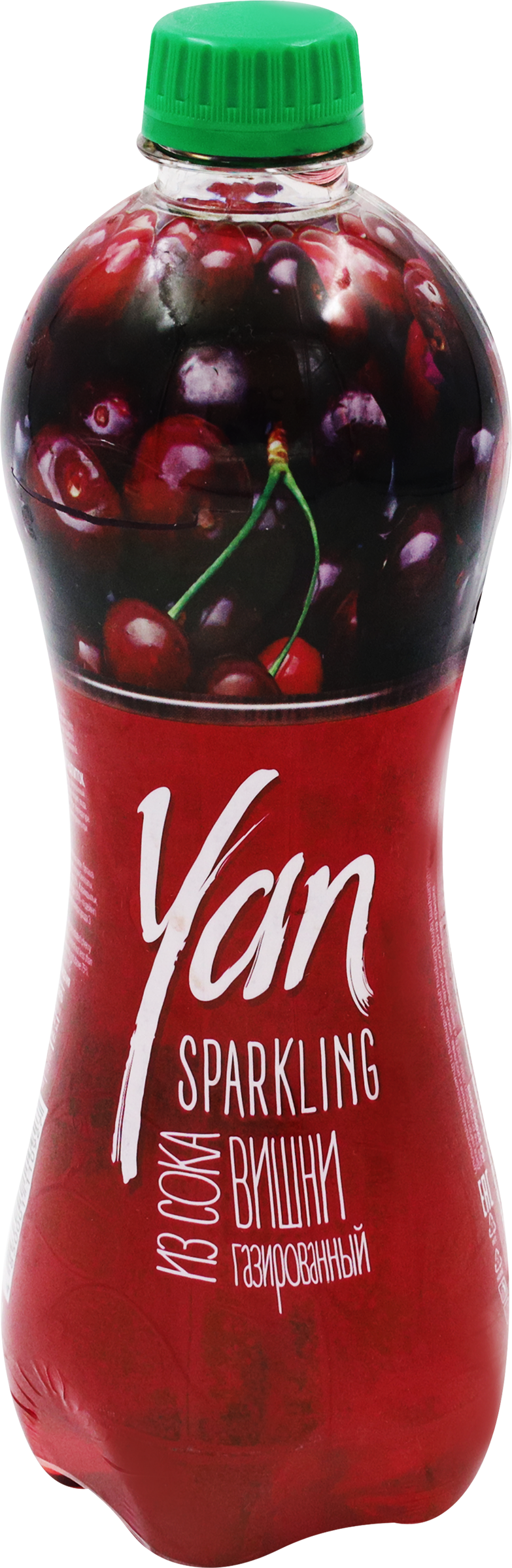 Изображение товара Напиток сокосодержащий YAN Sparkling вишневый газированный, 0.47л