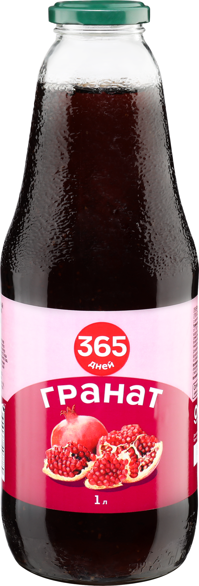 Изображение товара Напиток сокосодержащий 365 ДНЕЙ гранатовый 1л - натуральный сок для детей и взрослых