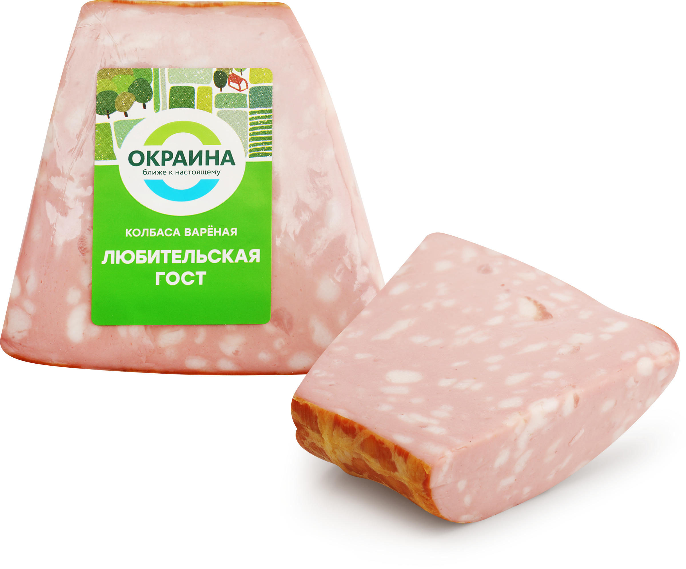 Изображение товара Колбаса вареная ОКРАИНА Любительская, весовая