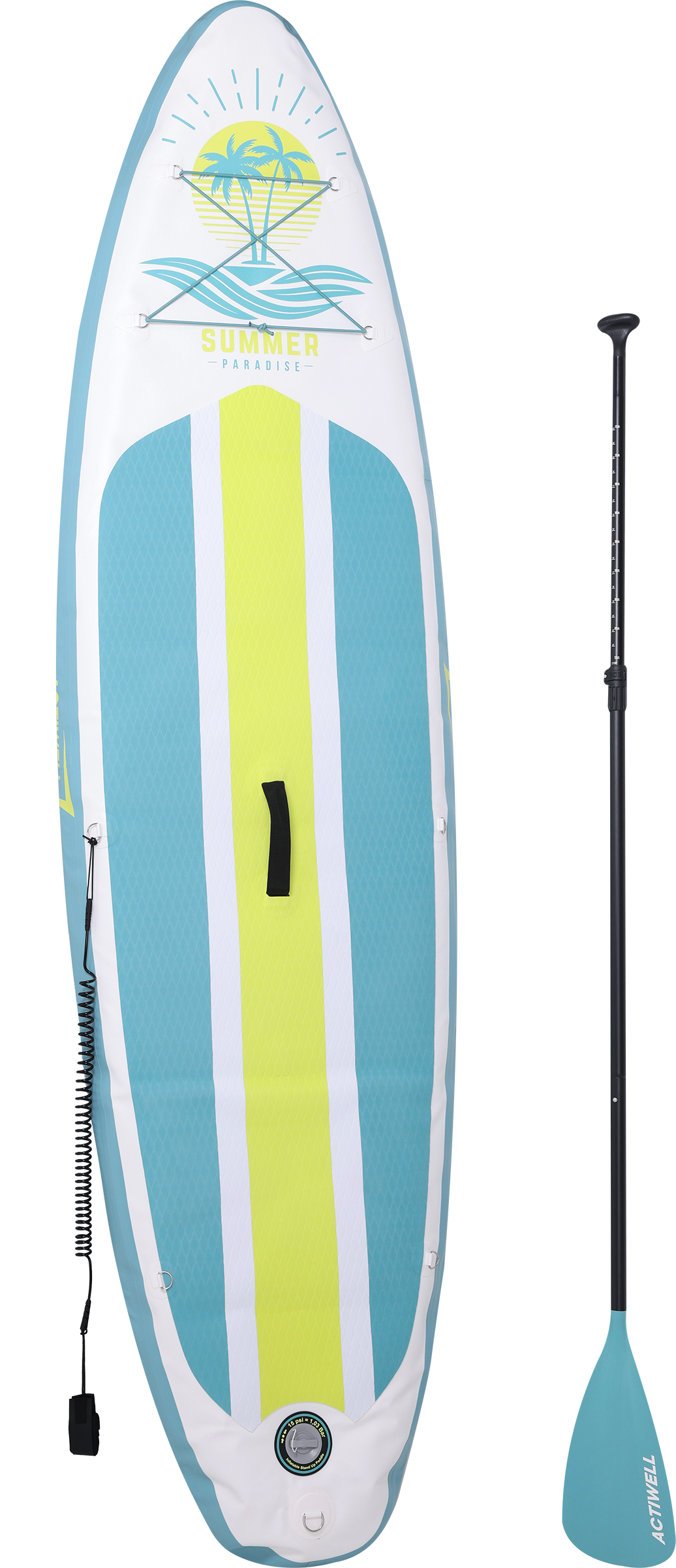 Изображение товара ACTIWELL SUP-274: надувная SUP-доска 274x74,5x15 см, комплект 120 кг