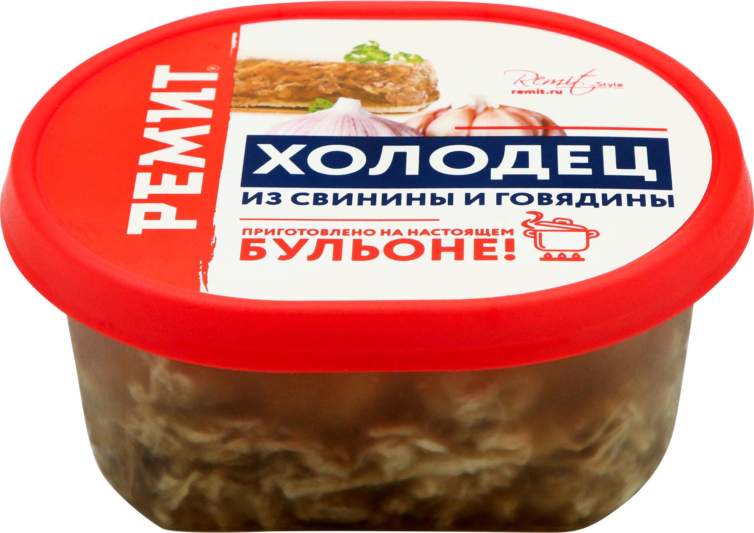 Изображение товара Холодец из свинины и говядины РЕМИТ, 400г