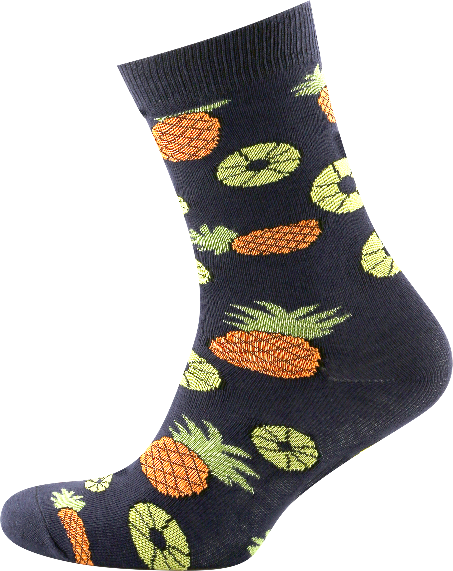 Изображение товара Женские плотные носки INWIN с принтом ананасов 36-39