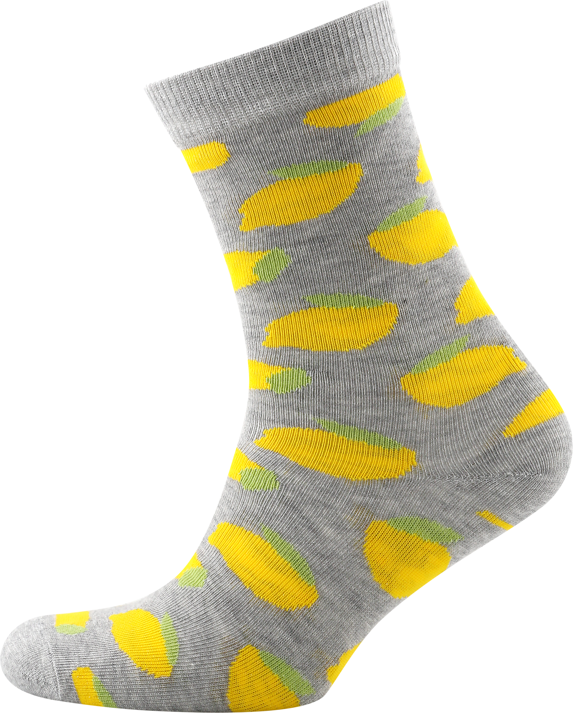 Изображение товара Женские носки INWIN р. 23-25 серые с лимонами и кексами