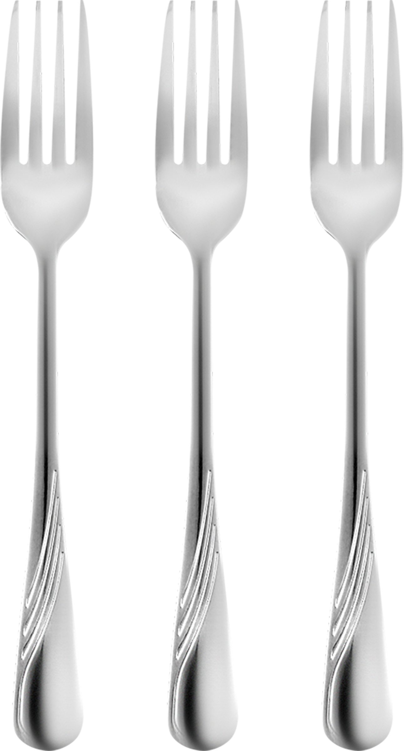 Изображение товара Набор столовых вилок HOMECLUB Line из нержавеющей стали, 3 шт