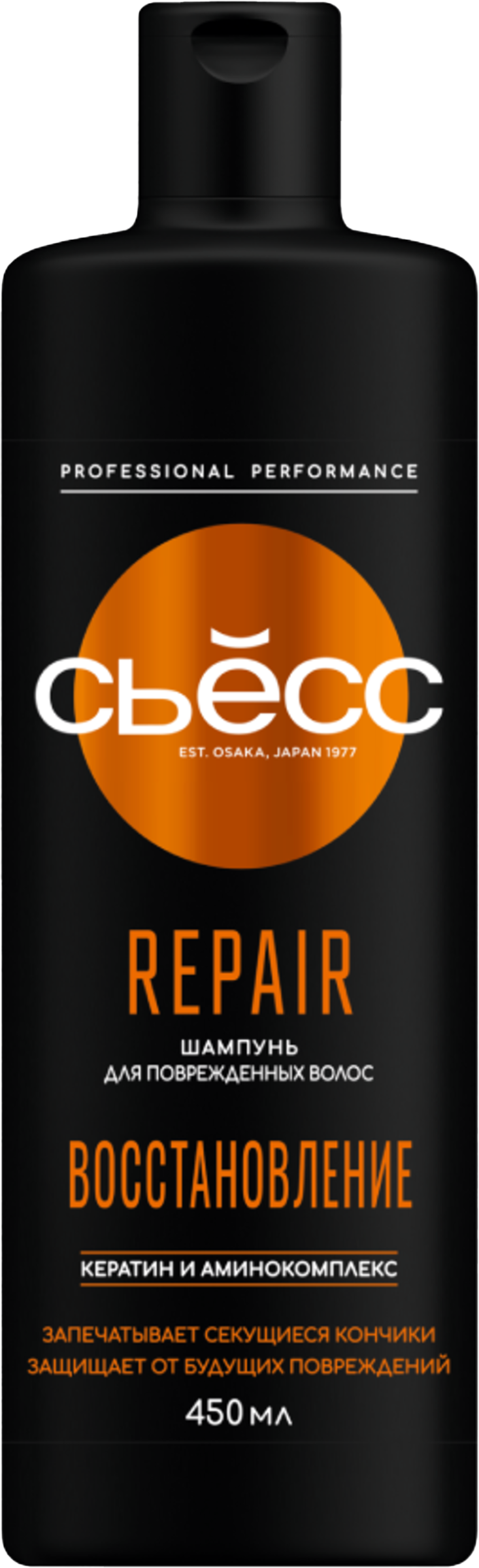 Изображение товара Шампунь для сухих, поврежденных волос СЬĔСС Repair, 450мл