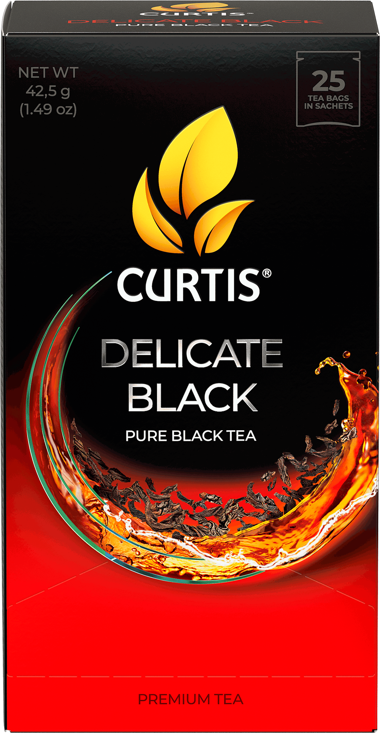 Изображение товара Чай черный CURTIS Delicate Black байховый, 25пак