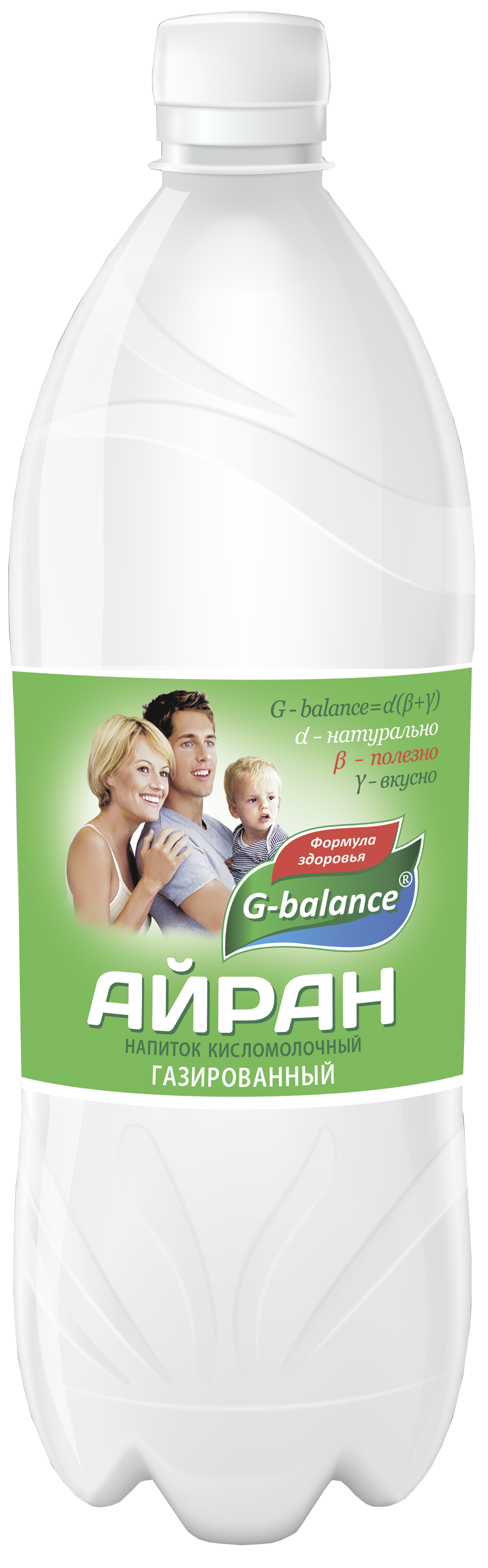 Изображение товара Айран G-BALANCE газированный 1%, без змж, 1000мл