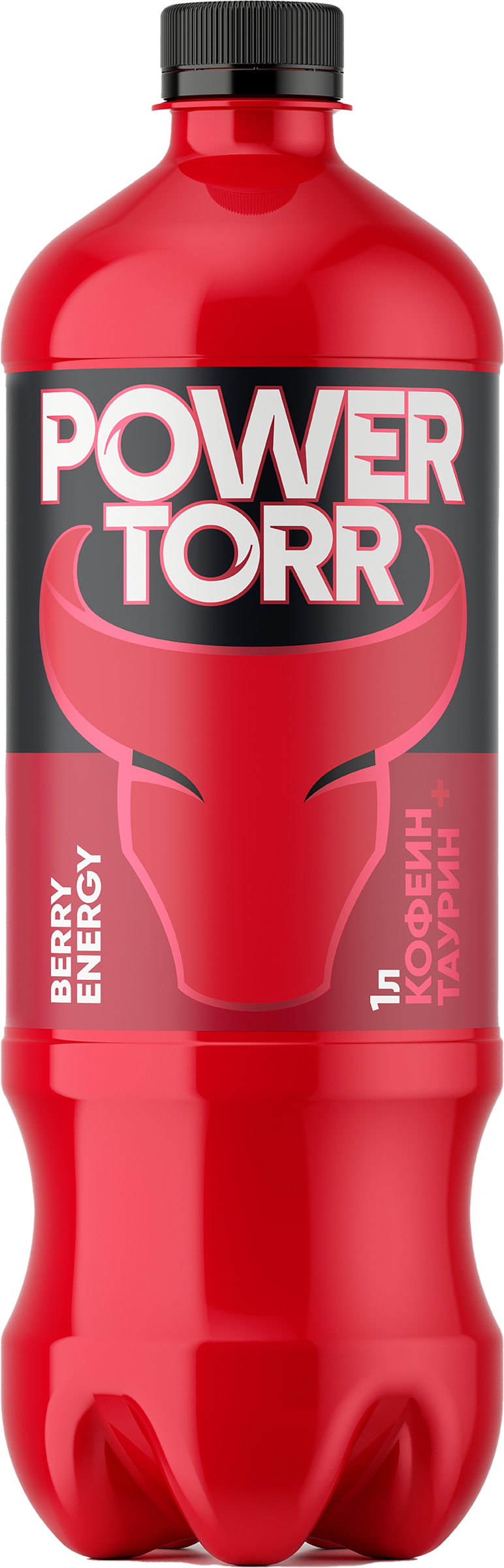 Изображение товара Напиток POWER TORR Red Ягодно-фруктовый микс, тонизирующий, газированный, 1л