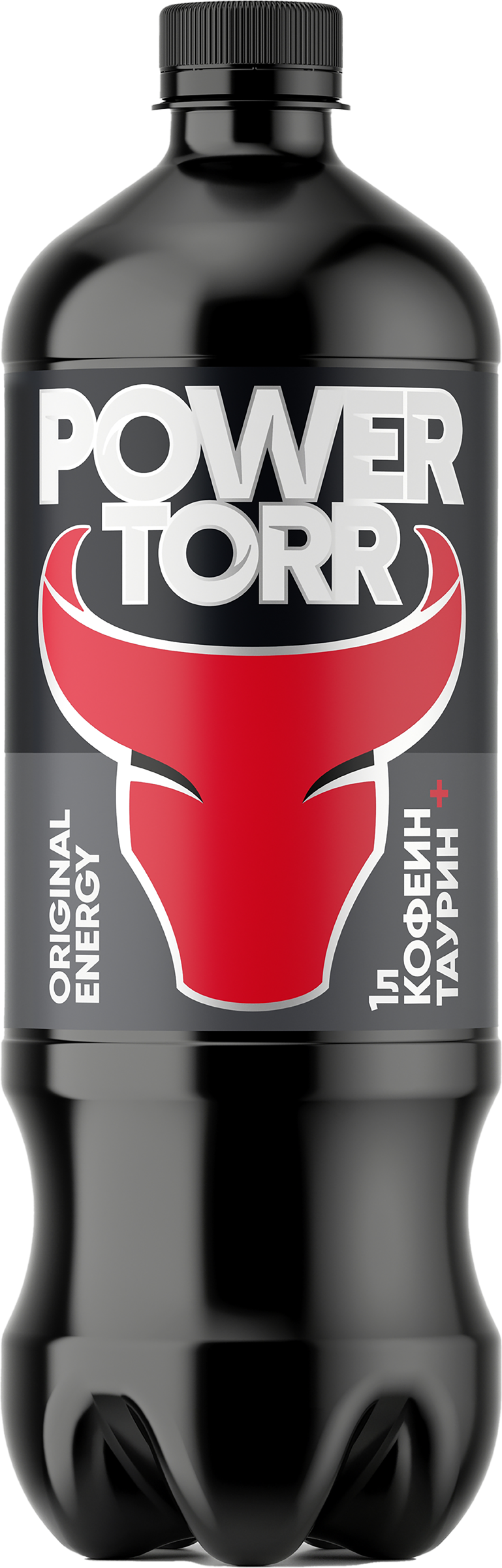 Изображение товара Напиток POWER TORR Black Классический, тонизирующий, газированный, 1л