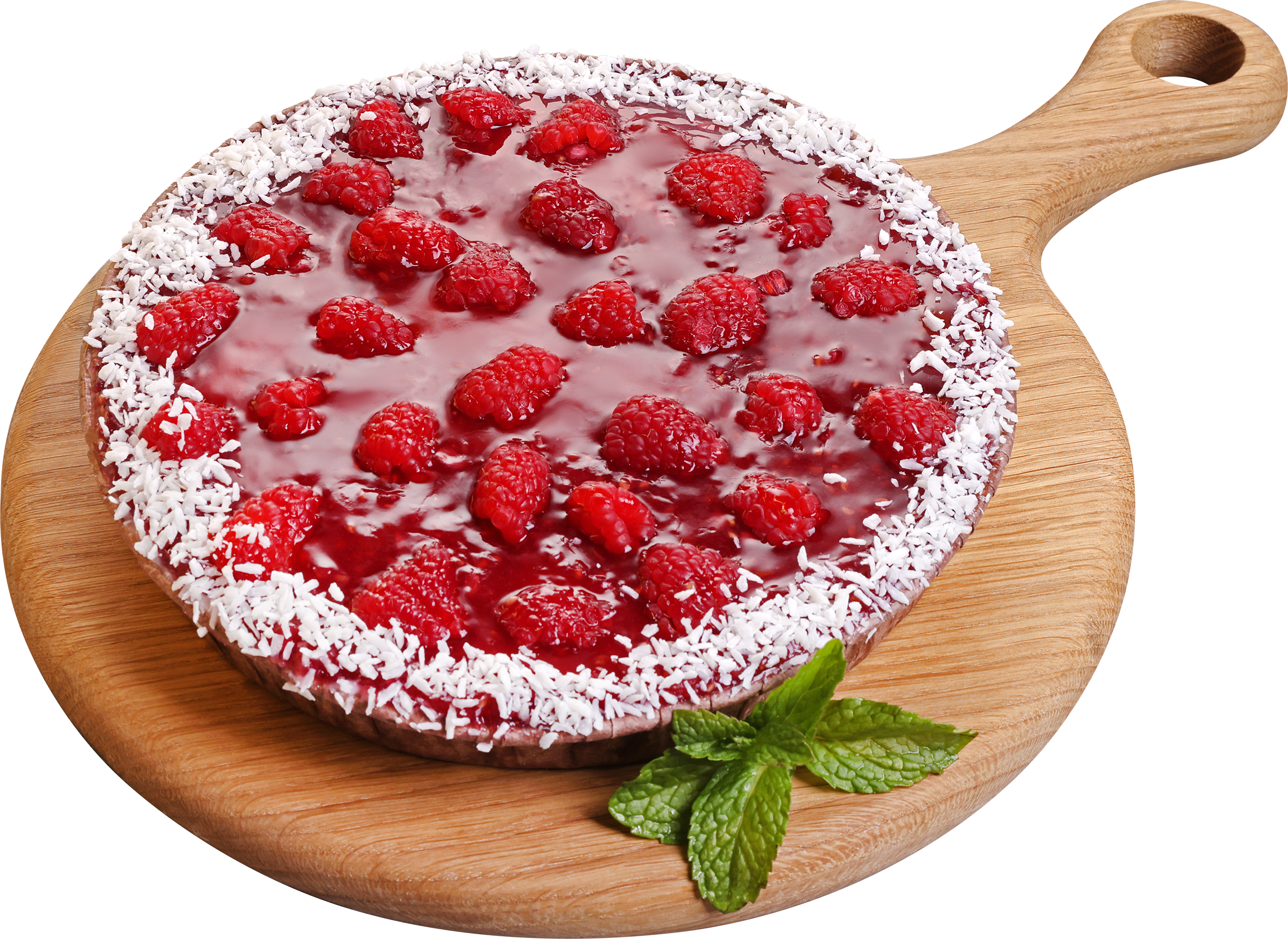 Изображение товара Пирог бисквитный с малиной и кокосом ЛЕНТА FRESH 700г