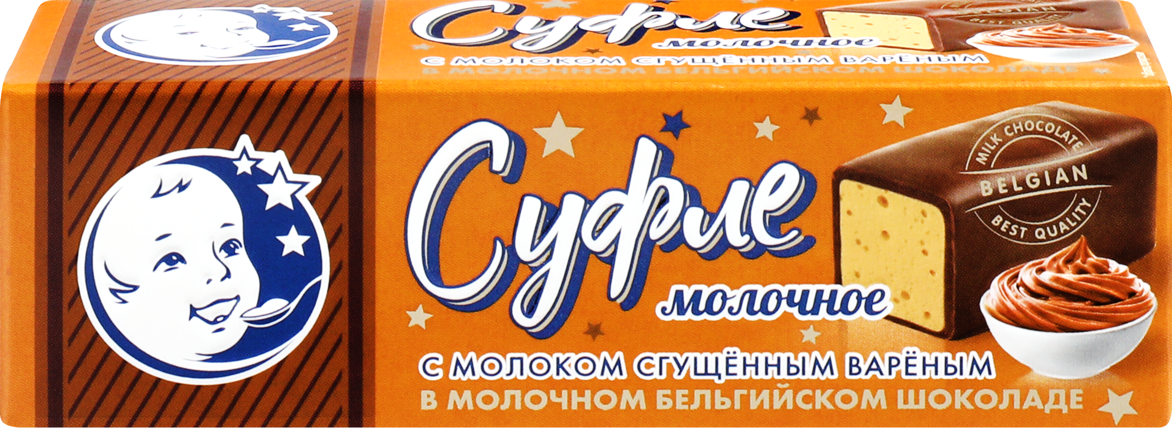 Изображение товара Молочное суфле ЗАВОД ИМЕНИ ПАСТУХОВА 50 г натуральное бельгийское шоколаде