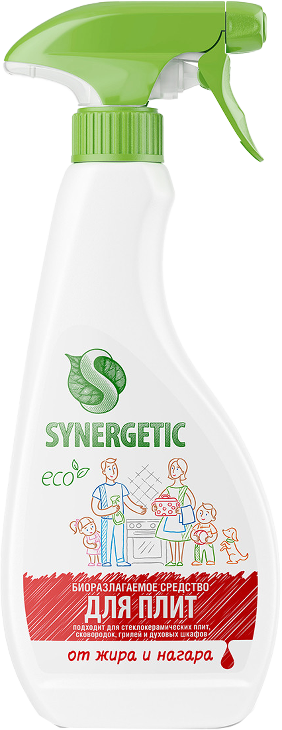 Изображение товара Эко средство для удаления жира и нагара SYNERGETIC 500мл
