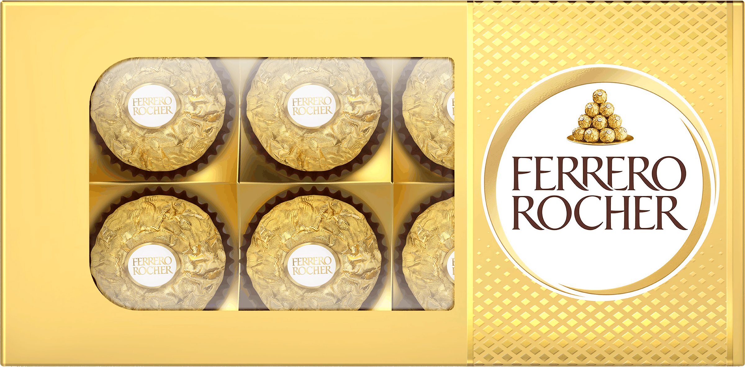 Изображение товара Конфеты FERRERO ROCHER хрустящие из молочного шоколада, 75г