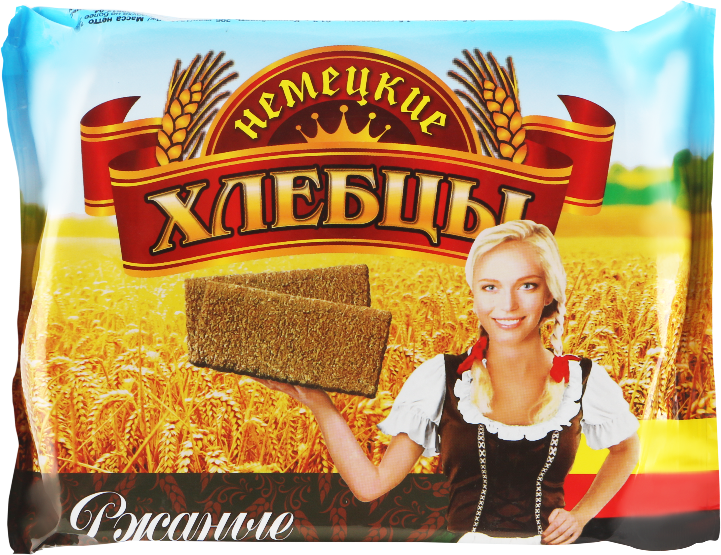 Изображение товара Хлебцы ржаные ДЕЛИКАТ Немецкие, 100г