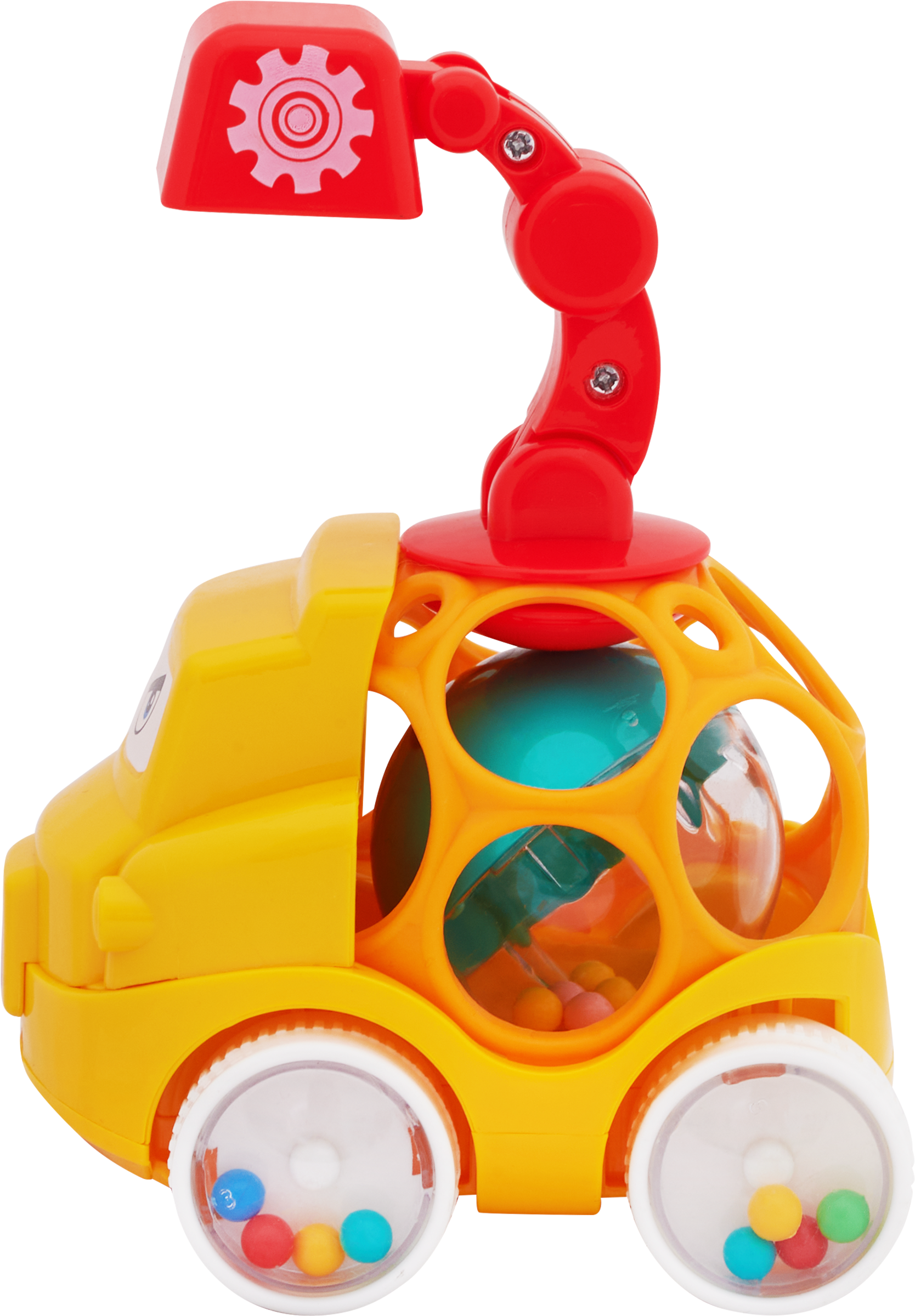 Изображение товара Игрушка BIGGA Строительный кран-погремушка 12см для развития малышей