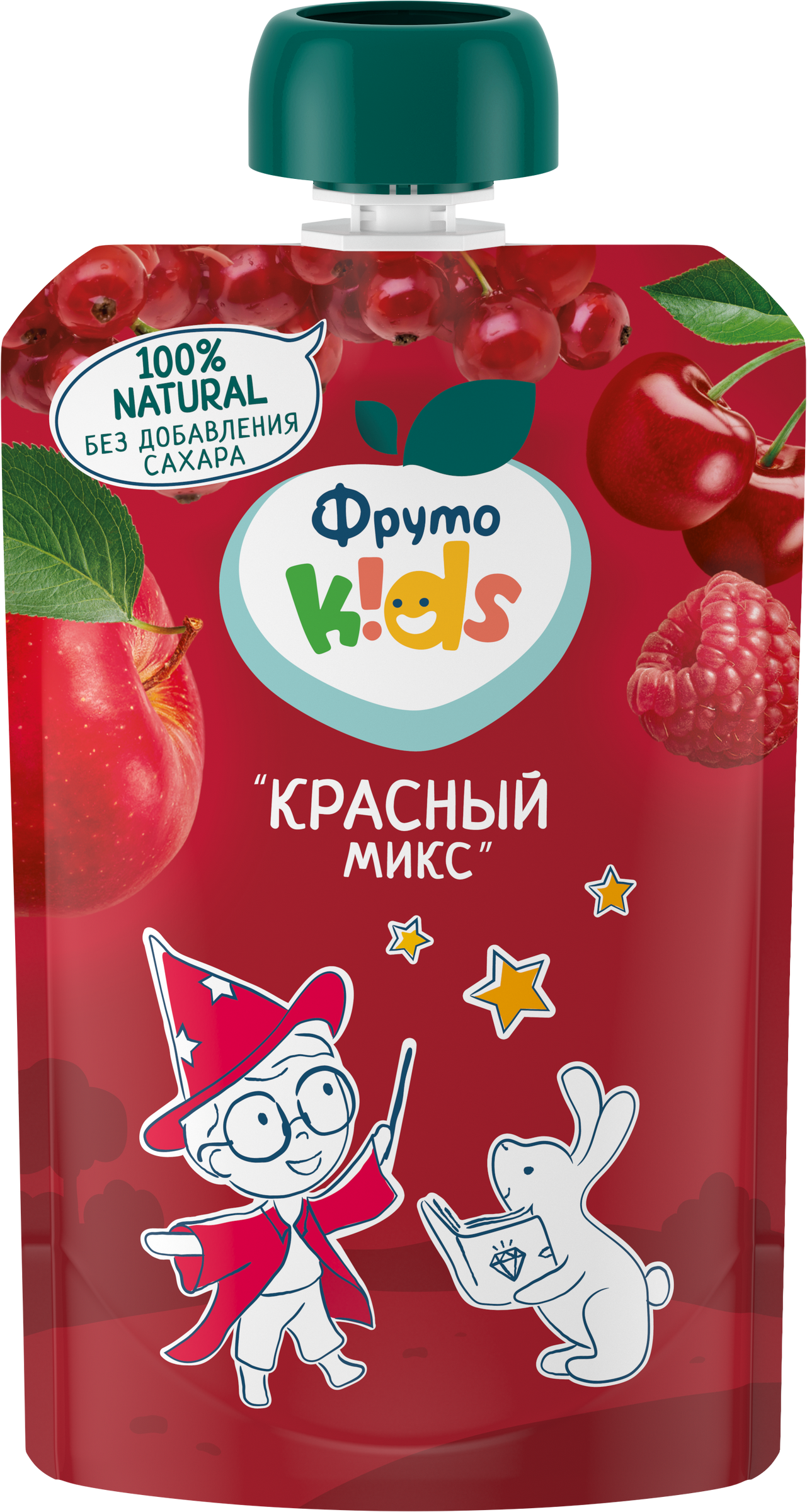 Изображение товара Пюре фруктовое ФРУТОKIDS Красный микс с 5 месяцев