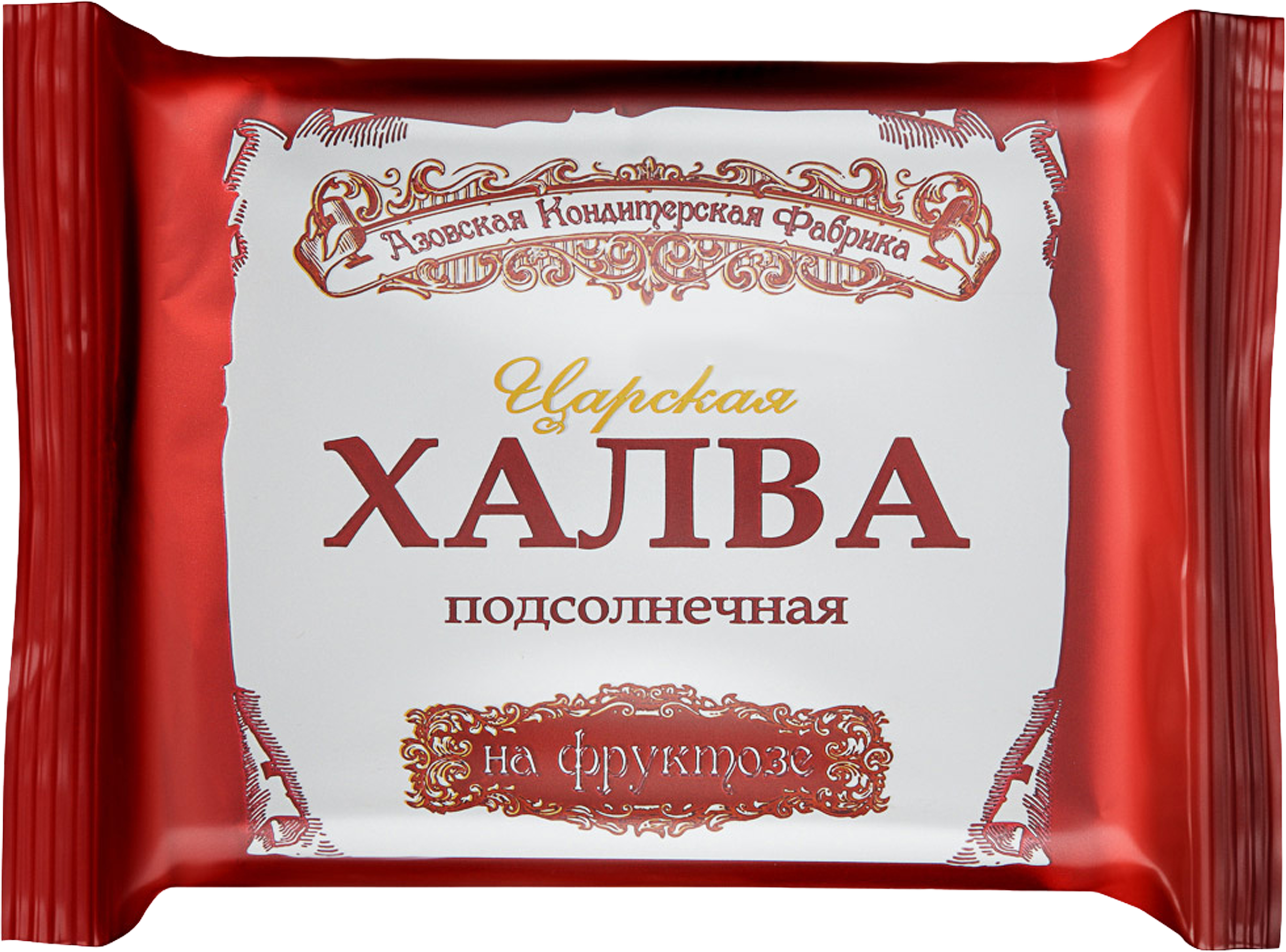 Изображение товара Халва подсолнечная АЗОВСКАЯ КФ Царская, на фруктозе, 180г