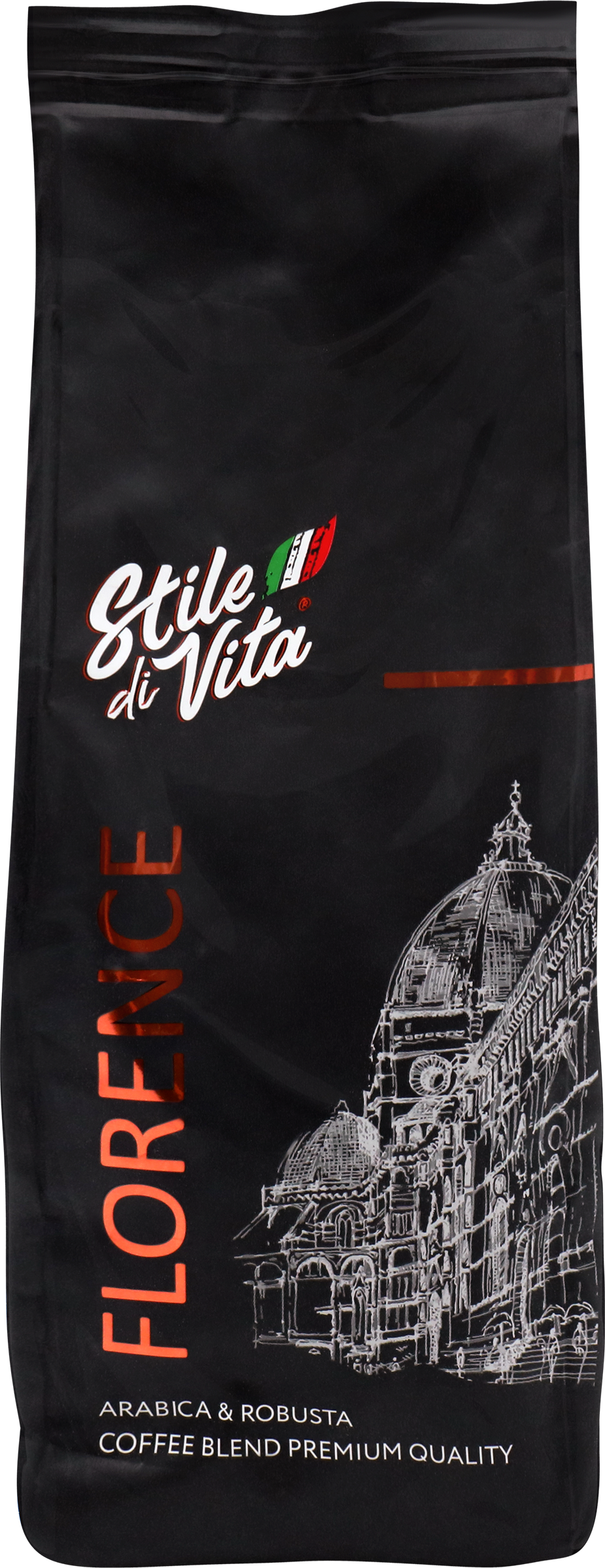 Изображение товара Кофе зерновой STILE DI VITA Firenze жареный, 250г