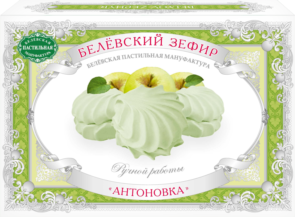 Изображение товара Зефир БЕЛЁВСКАЯ ПАСТИЛЬНАЯ МАНУФАКТУРА Белевский Антоновка, 250г