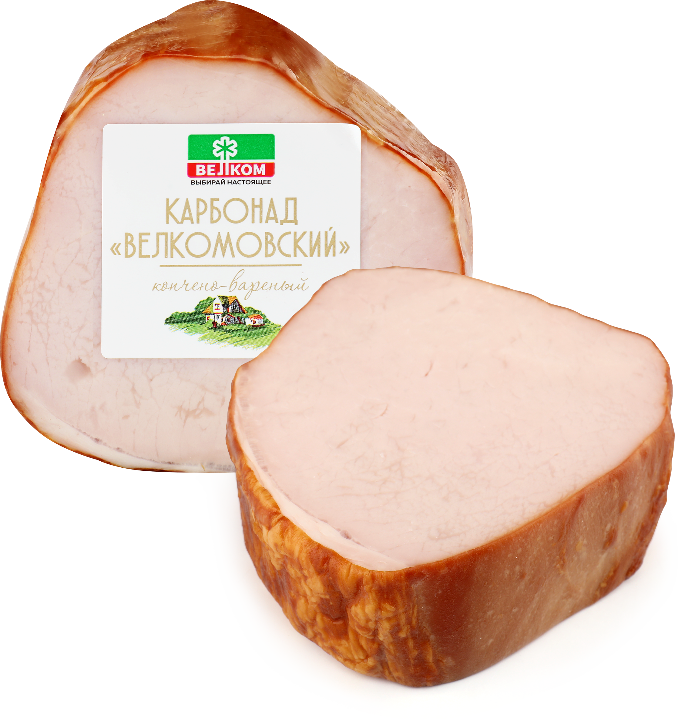 Изображение товара Карбонад копчено-вареный ВЕЛКОМ Велкомовский, 350г