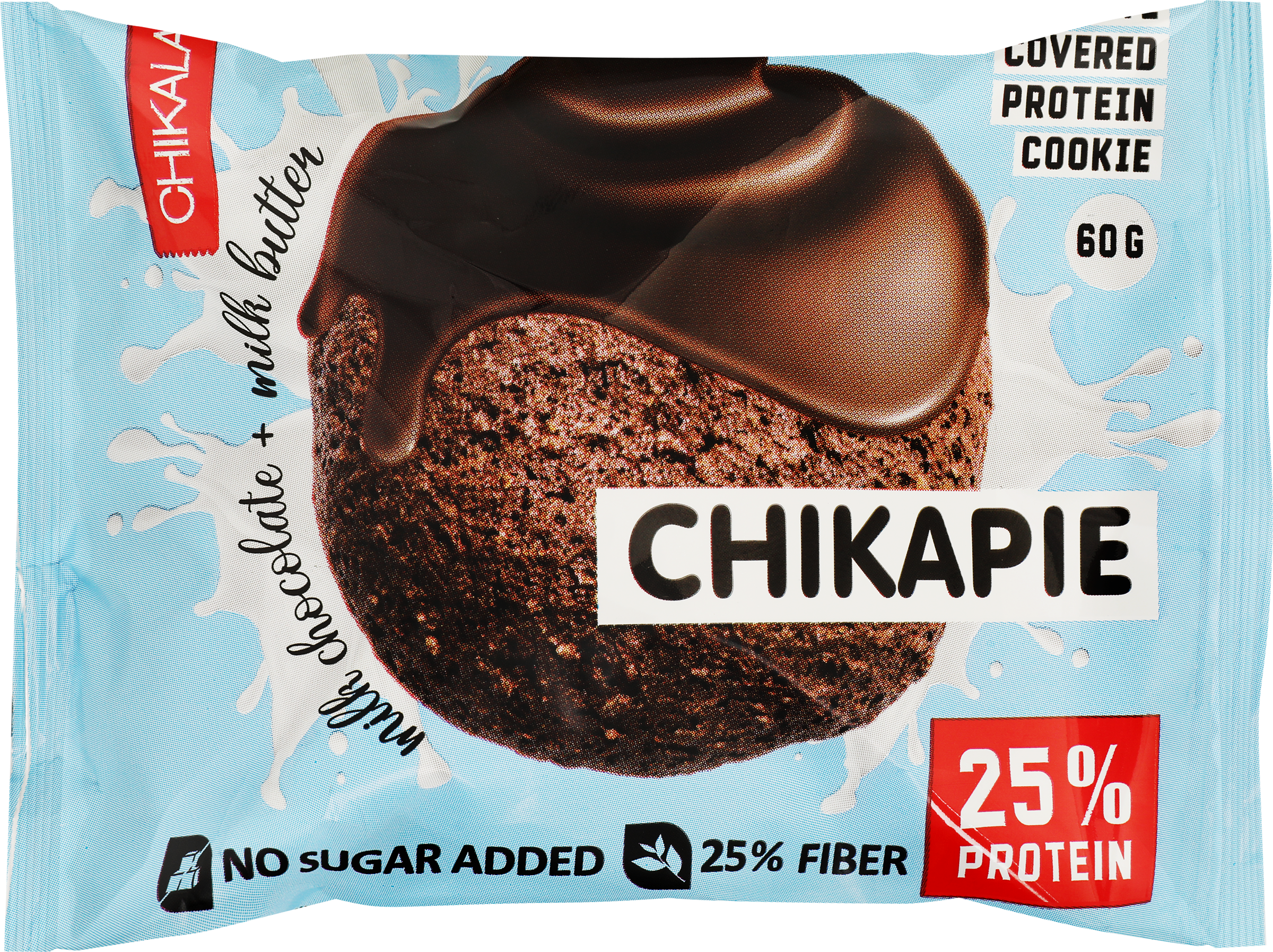 Изображение товара Протеиновое шоколадное печенье CHIKALAB с молочным кремом 60г