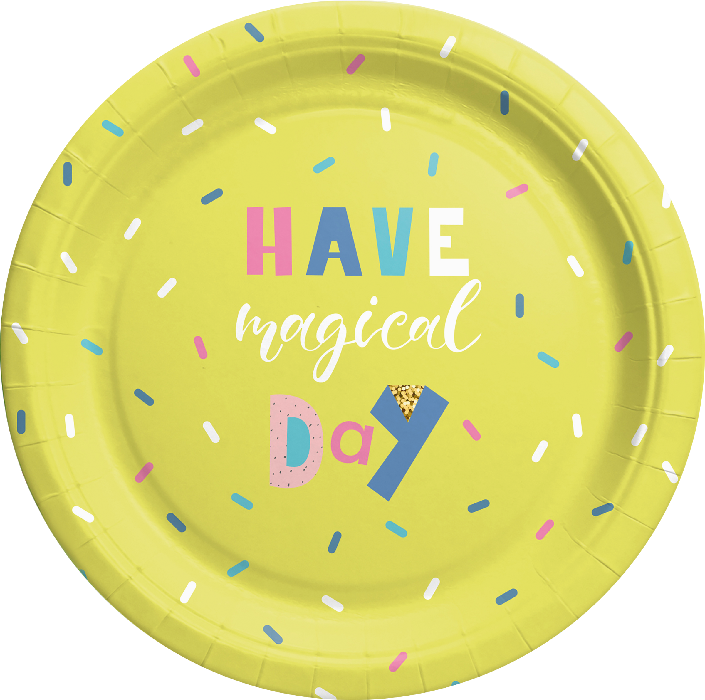 Изображение товара Тарелки одноразовые Happy Birthday d=23см бумажные, 6шт