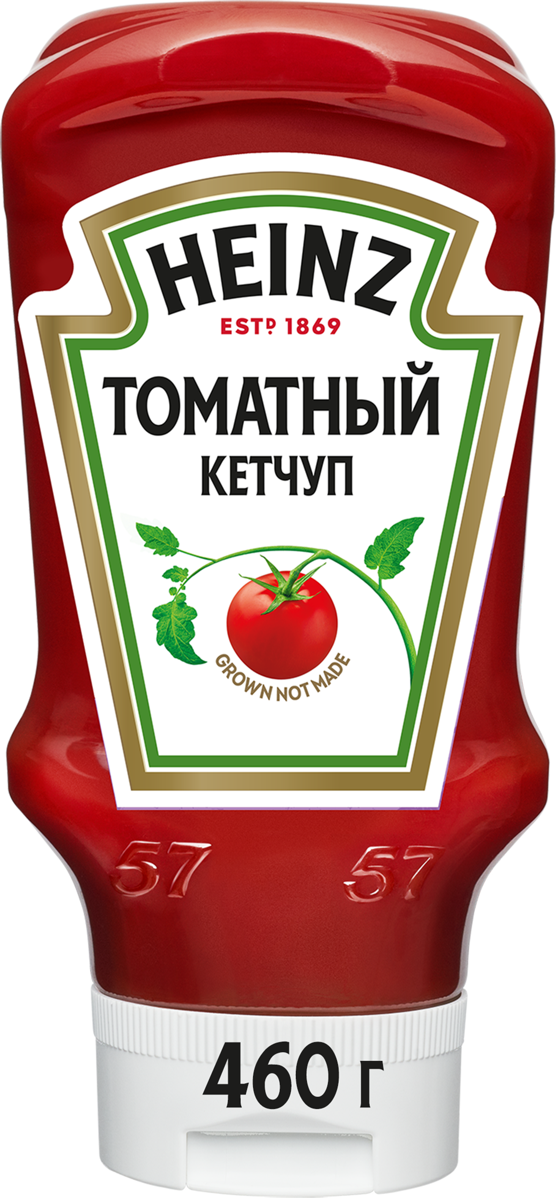 Изображение товара Кетчуп HEINZ Томатный 460г - натуральный, вкусный и универсальный соус