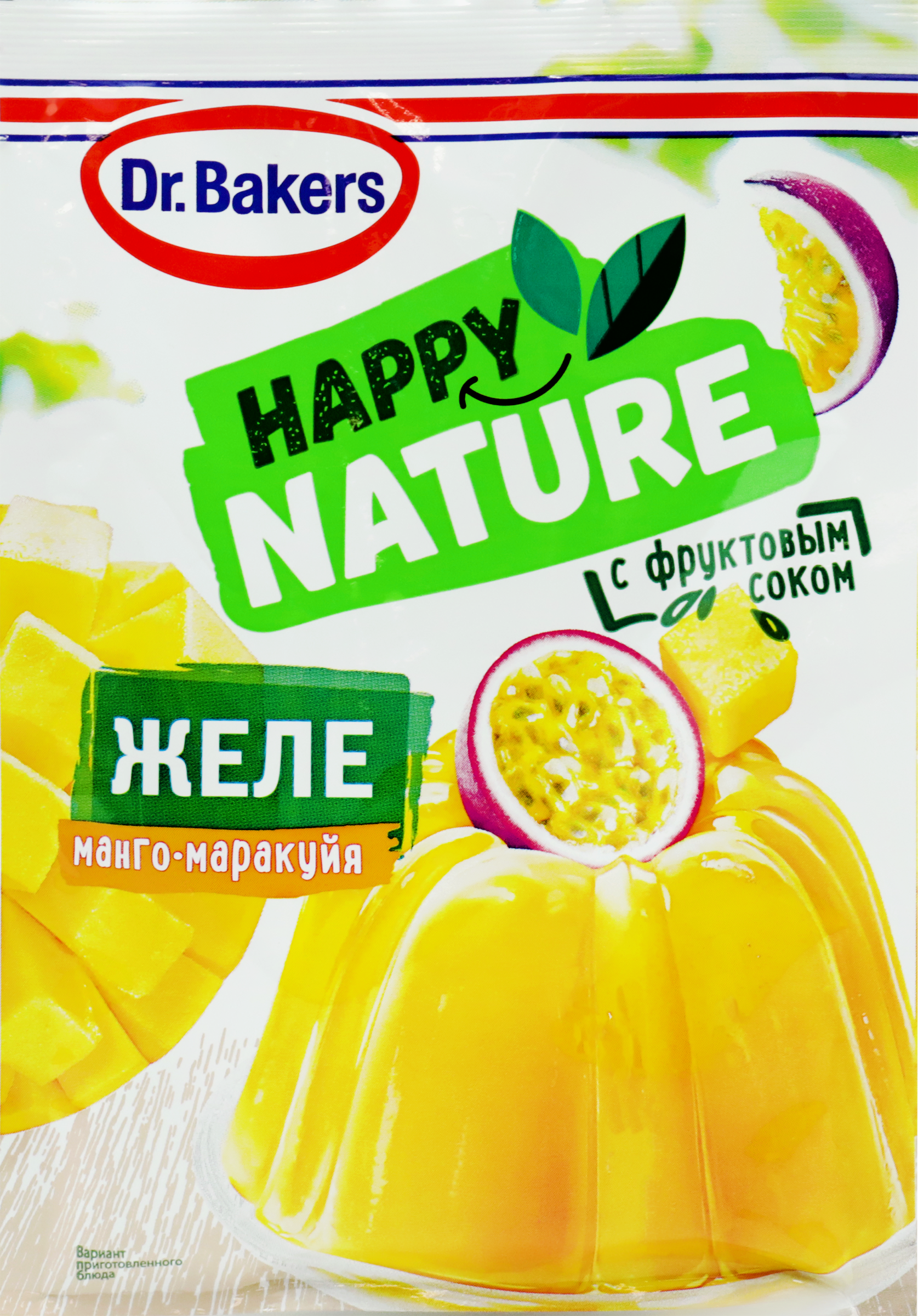Изображение товара Желе DR.BAKERS Happy Nature, со вкусом манго и маракуйи, 41г