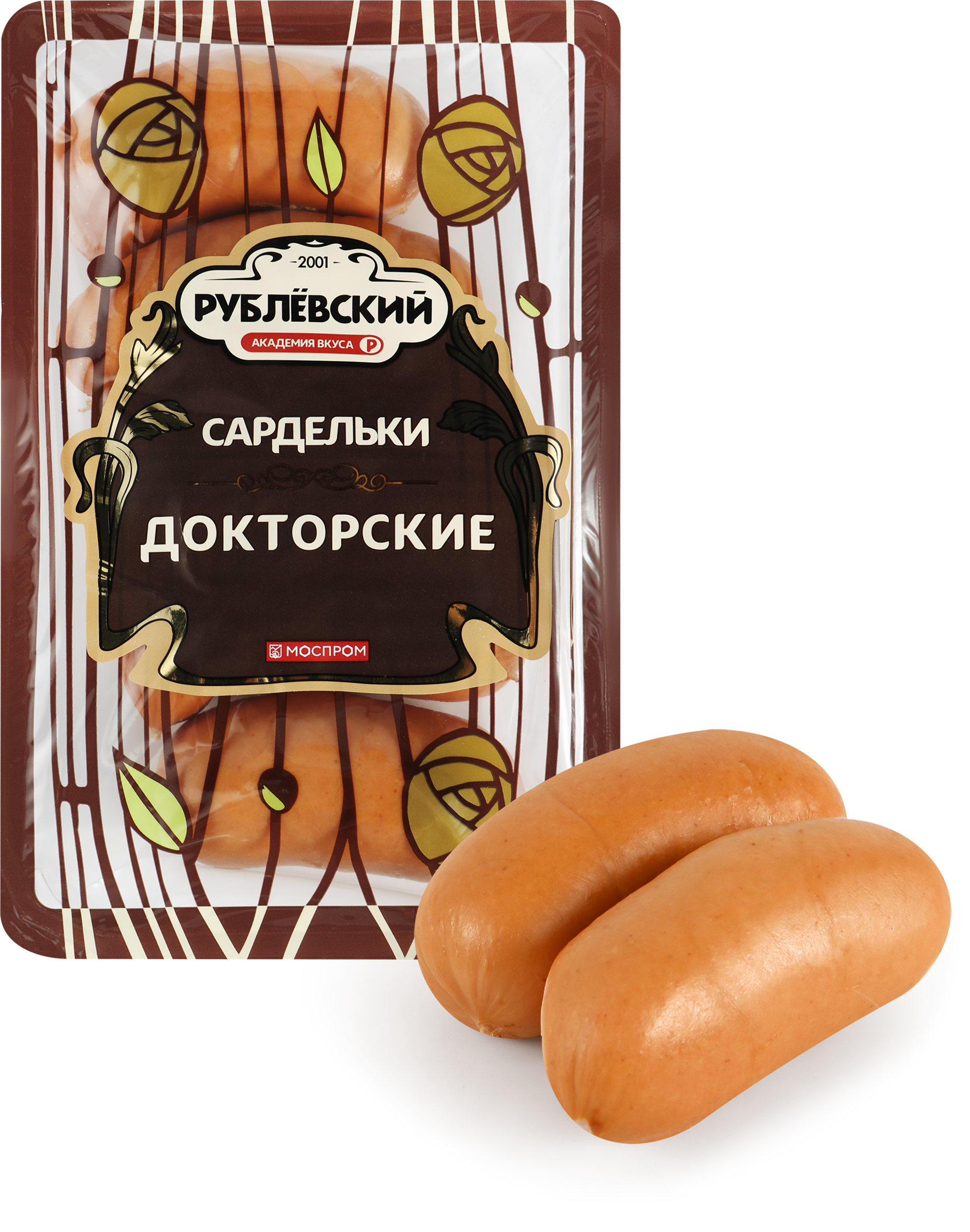 Изображение товара Сардельки РУБЛЁВСКИЙ Докторские, категория Б, 400г