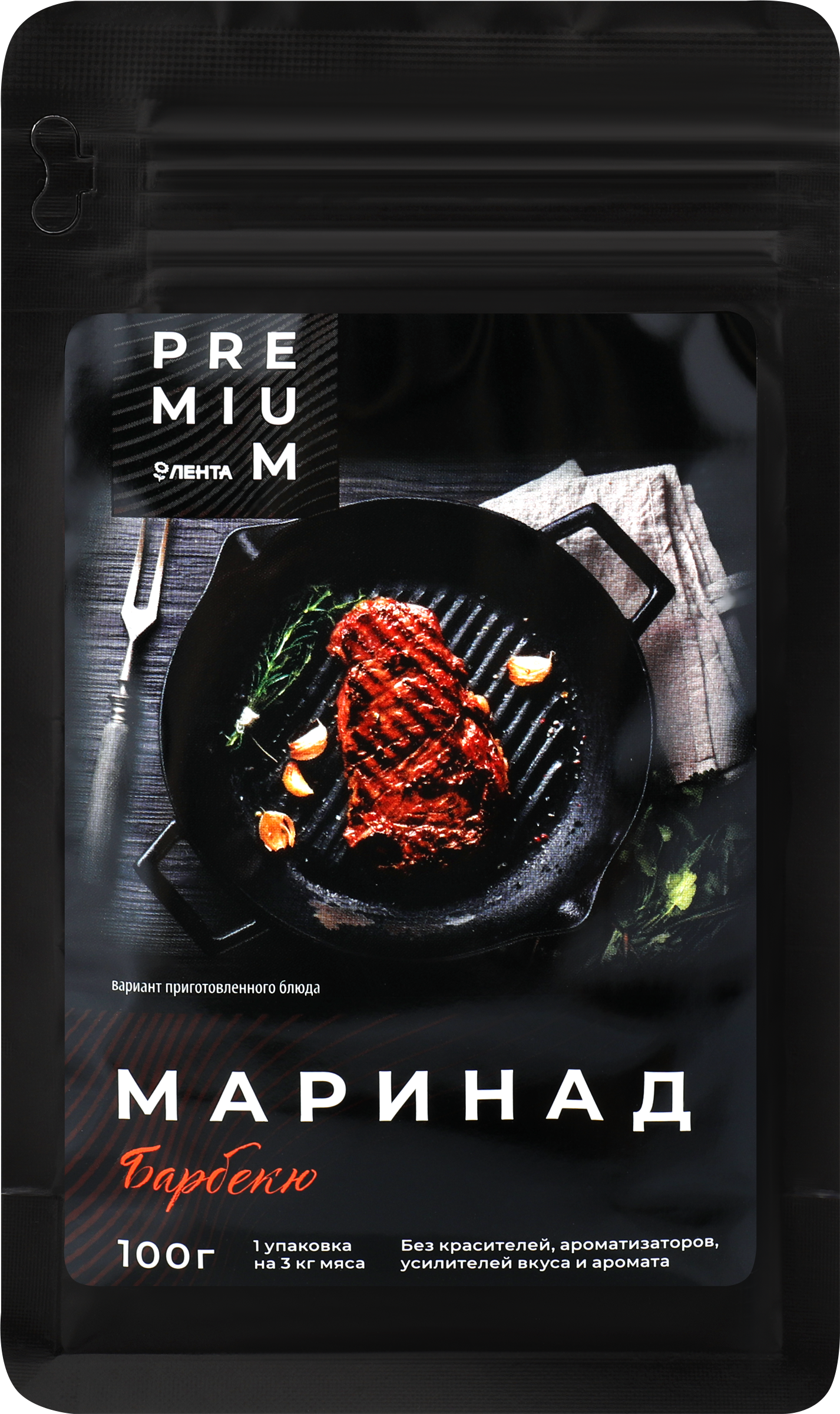 Изображение товара Маринад ЛЕНТА PREMIUM Барбекю 100г смесь специй для мяса и курицы