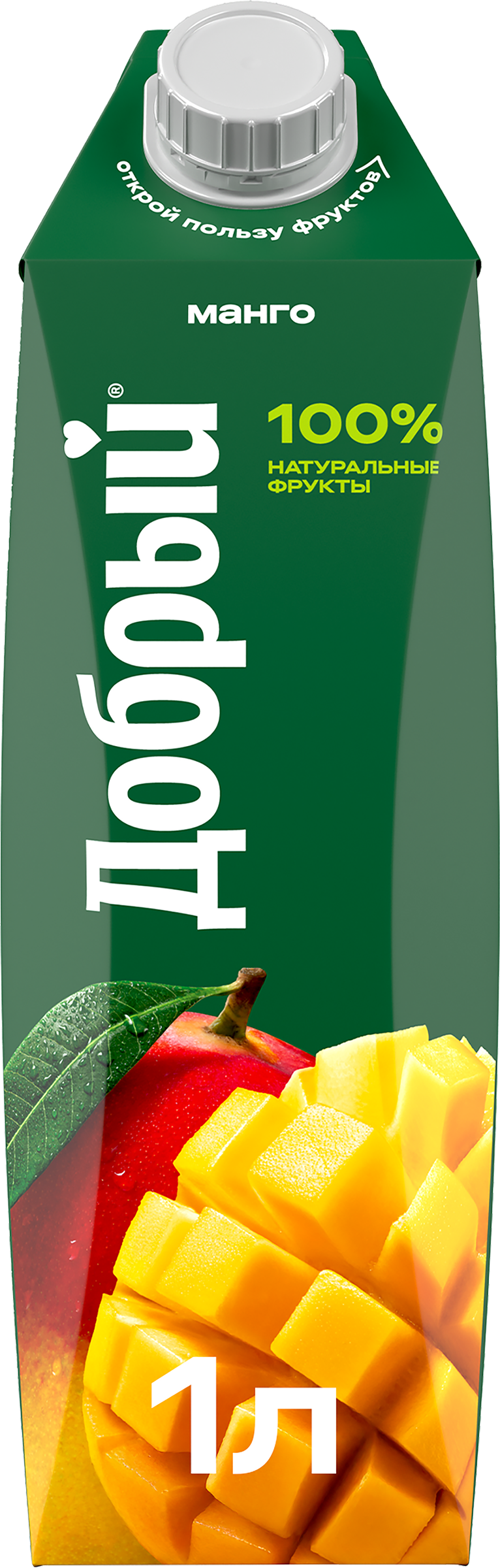 Изображение товара Напиток сокосодержащий ДОБРЫЙ Манго 1л натуральный и полезный напиток