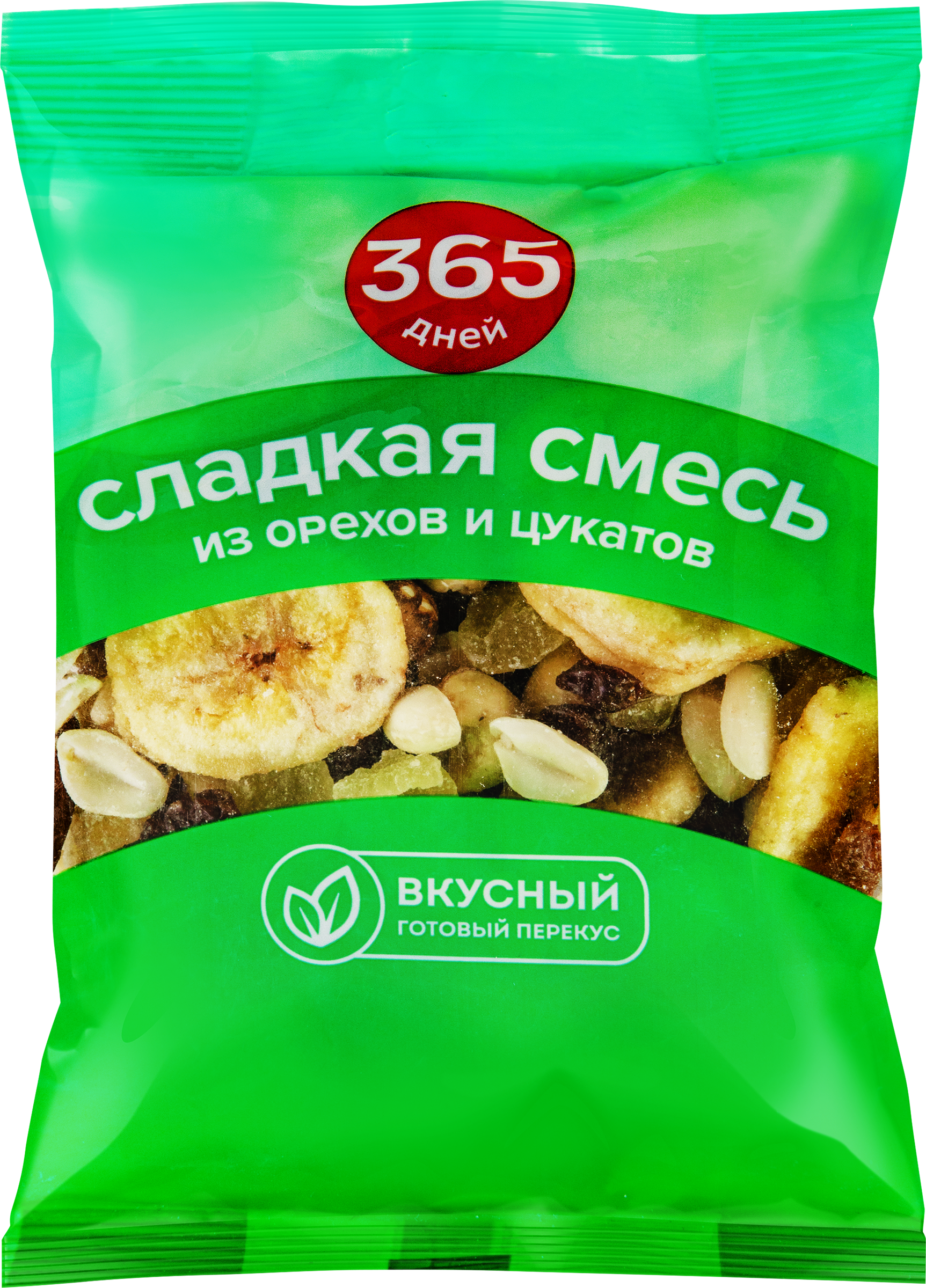 Изображение товара Смесь фруктово-ореховая 365 ДНЕЙ Сладкая, 200г