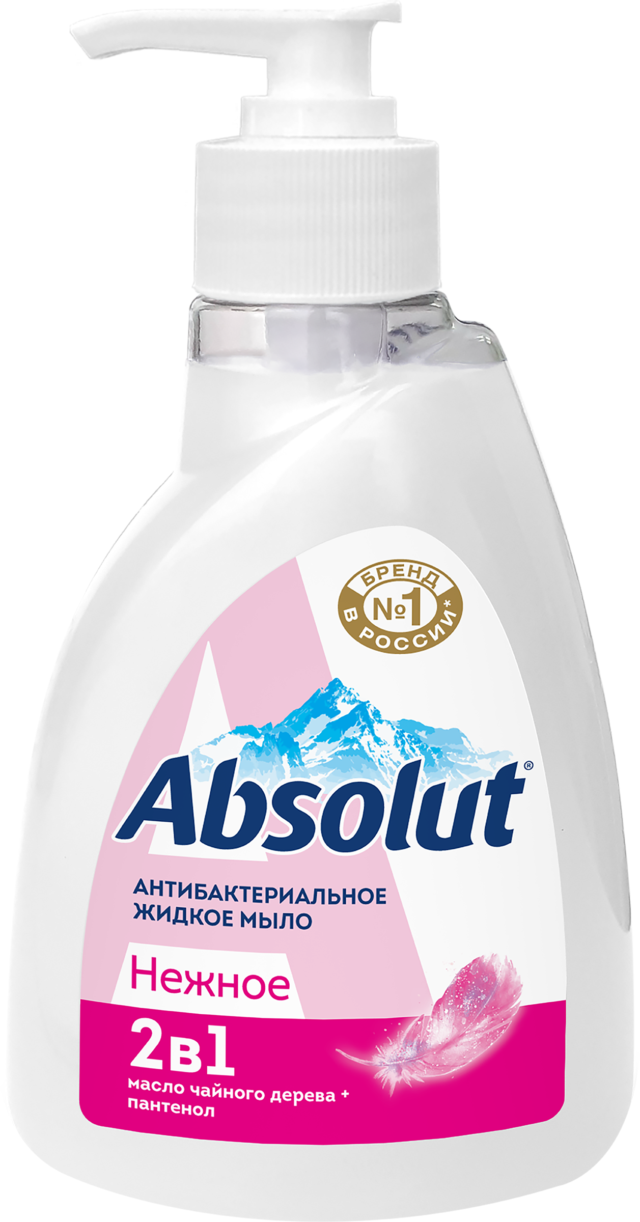 Изображение товара Жидкое мыло ABSOLUT Cream антибактериальное 250мл для рук нежное с маслом чайного дерева