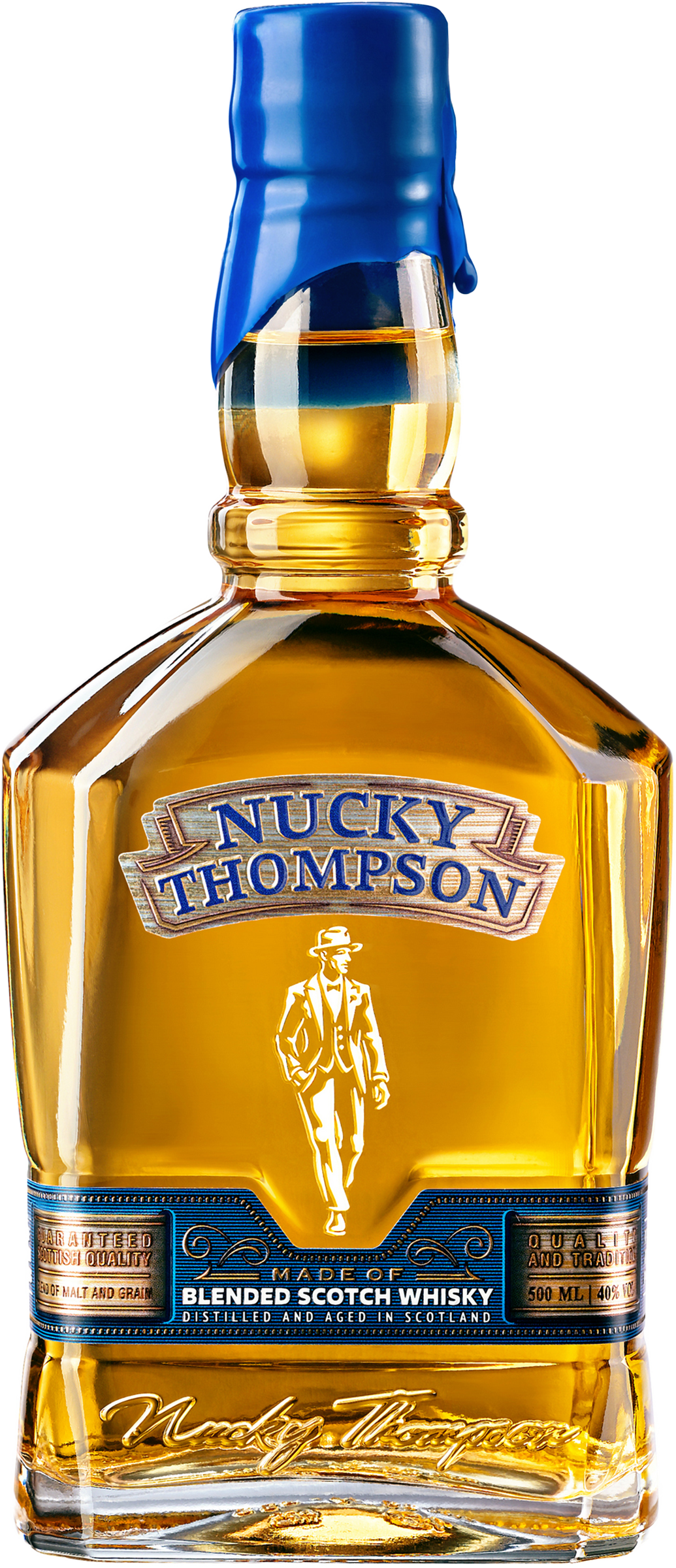 Изображение товара Виски NUCKY THOMPSON Купажированный 3 года 40%, 0.5л