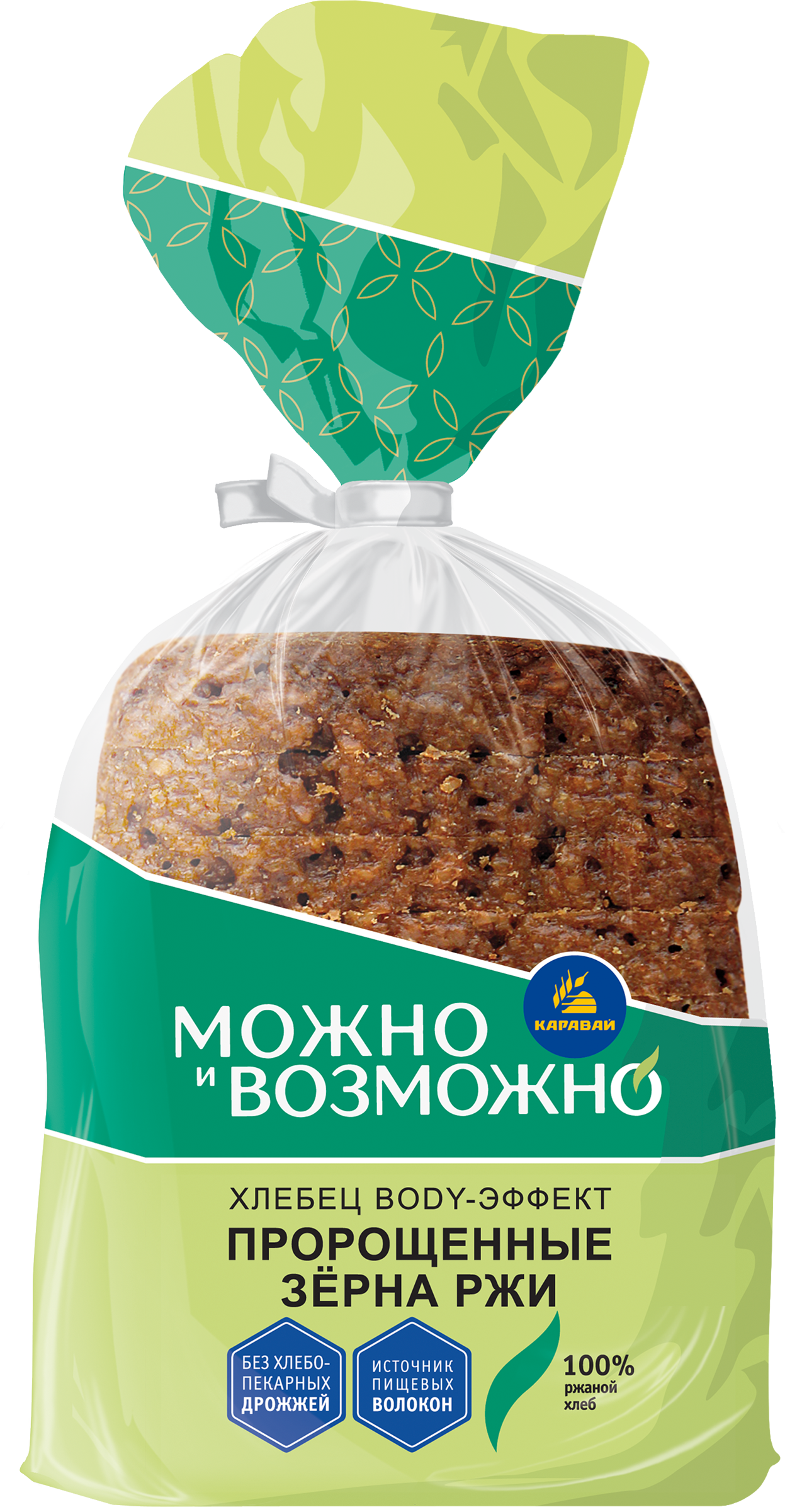 Изображение товара Хлебец КАРАВАЙ ЗОЖ Body-Эффект, в нарезке, 330г