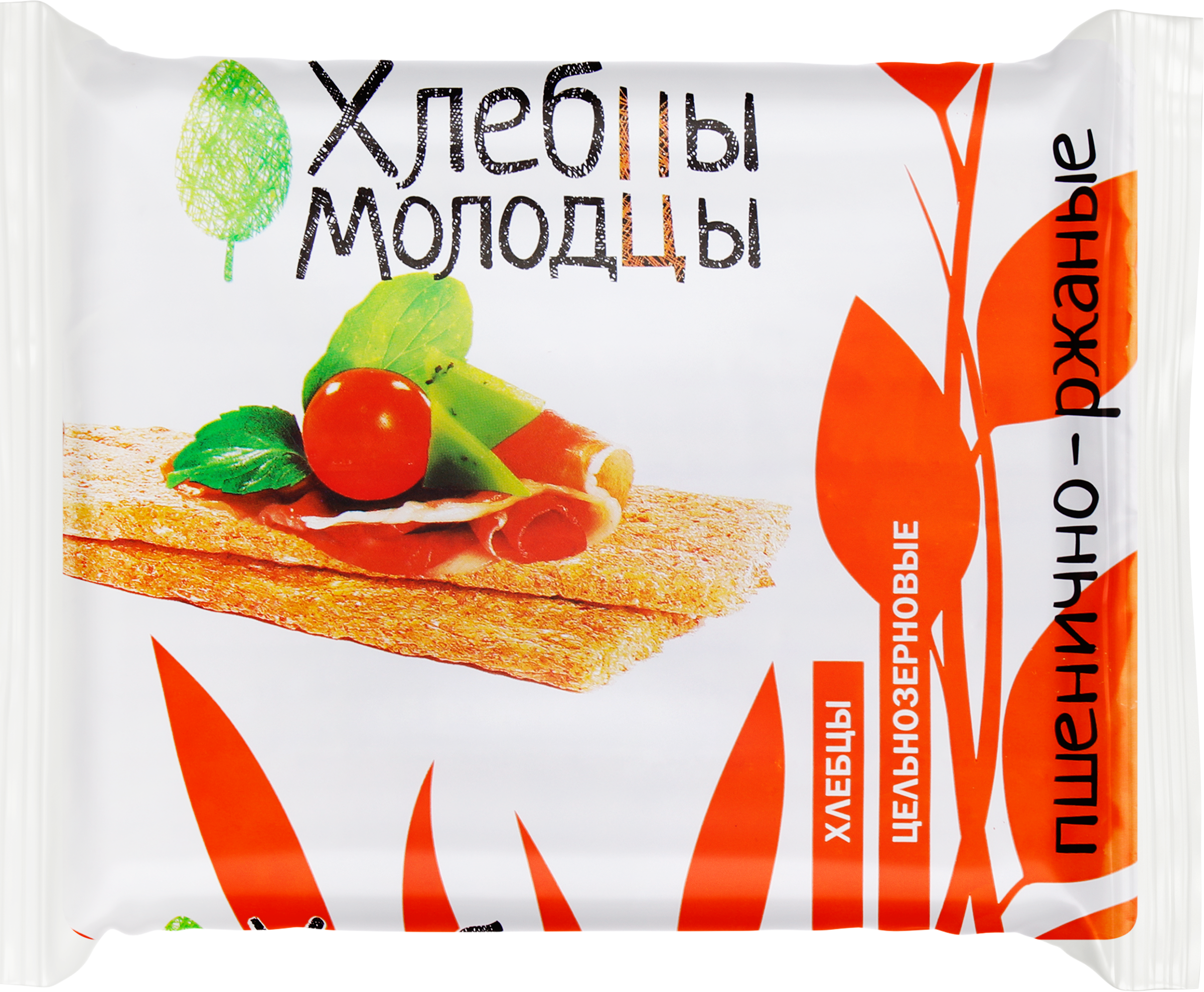 Изображение товара Хлебцы пшенично-ржаные ХЛЕБЦЫ-МОЛОДЦЫ хрустящие, 100г
