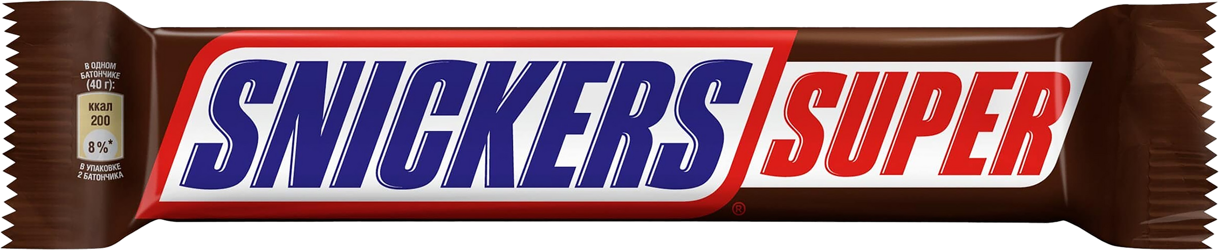 Изображение товара Шоколадные батончики SNICKERS Super, 80г - Энергетический перекус