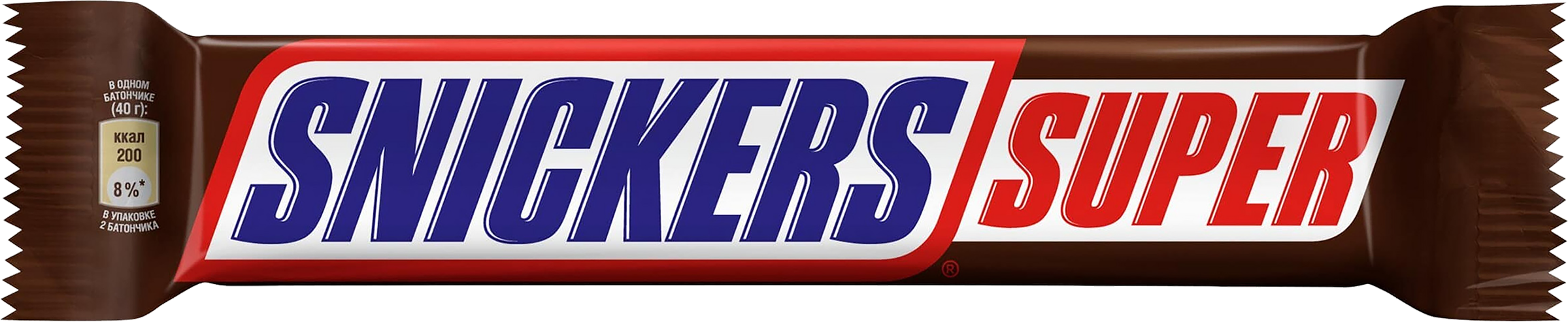 Изображение товара Шоколадные батончики SNICKERS Super, 80г - Энергетический перекус