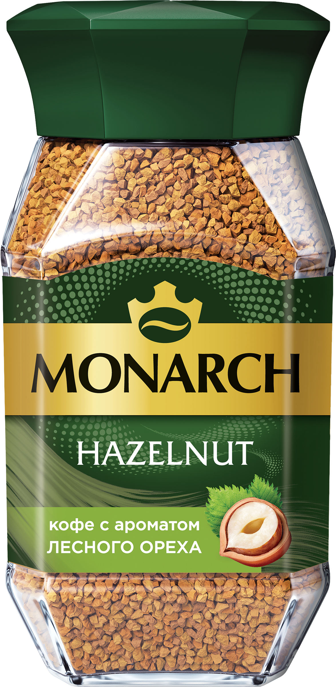 Изображение товара Кофе растворимый MONARCH Hazelnut натуральный сублимированный с ароматом лесного ореха, 95г Изображение товара Кофе растворимый MONARCH Hazelnut натуральный сублимированный с ароматом лесного ореха, 95г