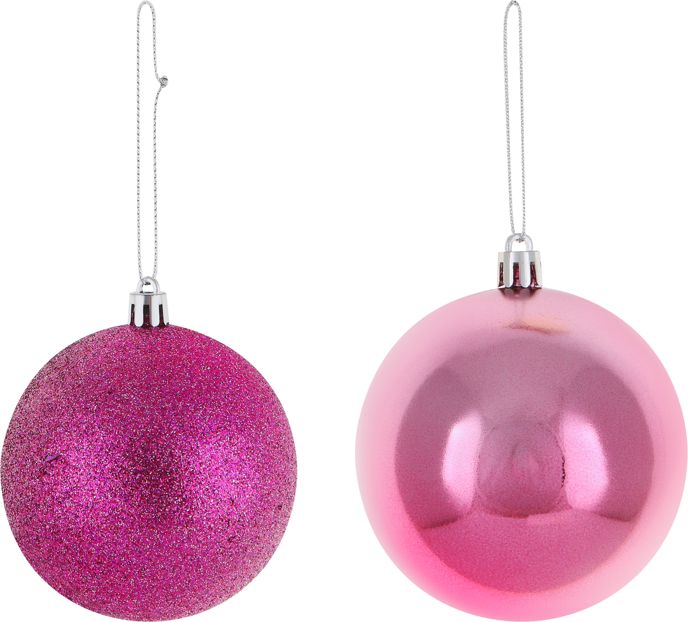 Изображение товара Шар елочный HOMECLUB d=8см, пластик, ягодный, в ассортименте Арт. TS008-01E1DB