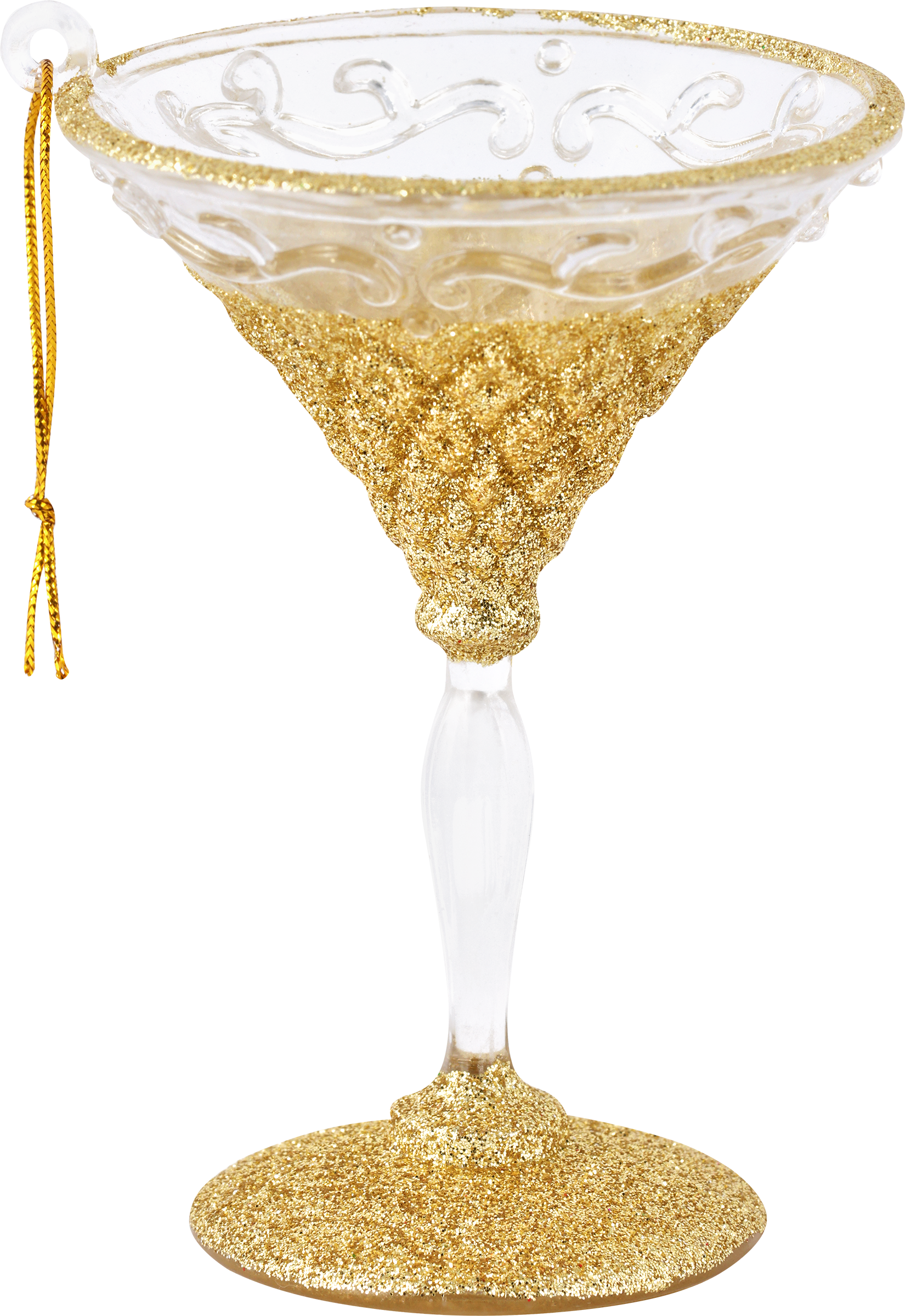 Изображение товара Украшение елочное HOMECLUB Бокал шампанского, стильное новогоднее украшение