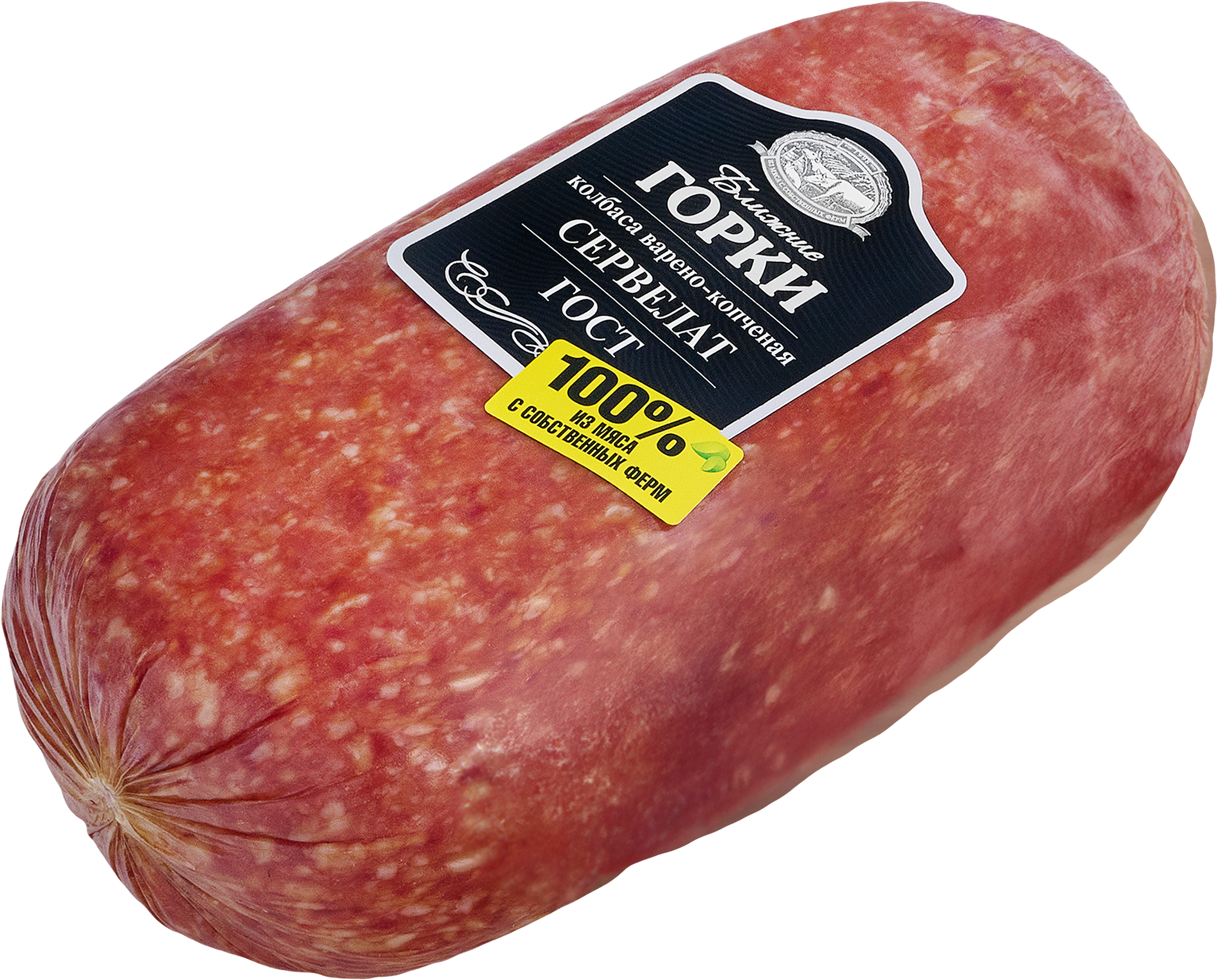 Изображение товара Колбаса варено-копченая БЛИЖНИЕ ГОРКИ Сервелат ГОСТ, весовая